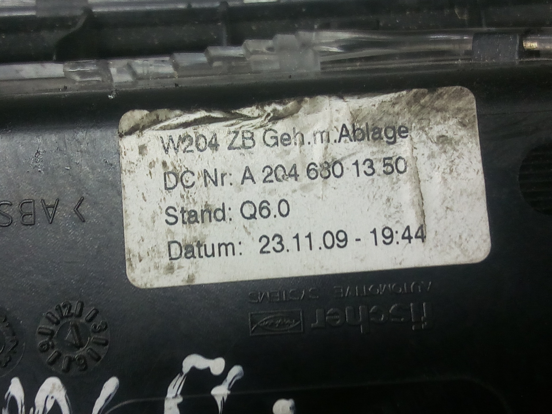 MERCEDES-BENZ C-Class W204/S204/C204 (2004-2015) Peleninė A2046801350 25248912