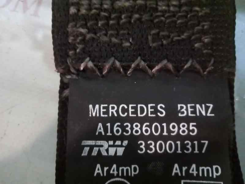 MERCEDES-BENZ M-Class W163 (1997-2005) Galinis kairys saugos diržas A1638601985, 33001317 18355766