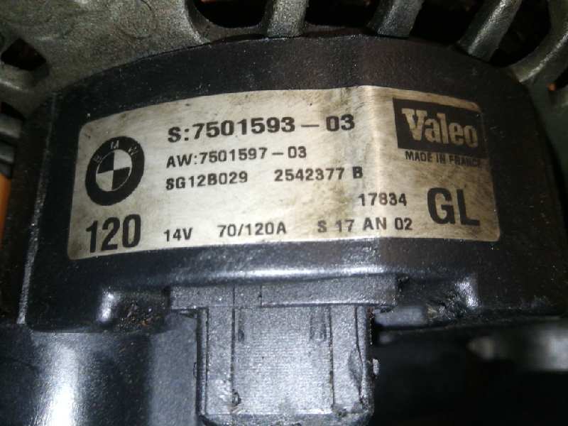 VAUXHALL 1 generation (1998-2009) Alternator 2542377B 25601595