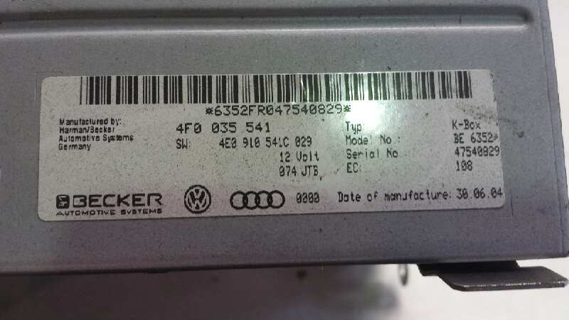 AUDI A6 C6/4F (2004-2011) Music Player With GPS 4F0035541 18428939