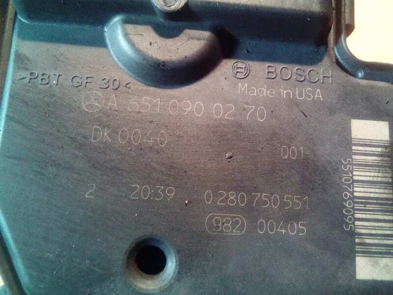 MERCEDES-BENZ C-Class W204/S204/C204 (2004-2015) Throttle Body A6510900270, 0280750551 18491019