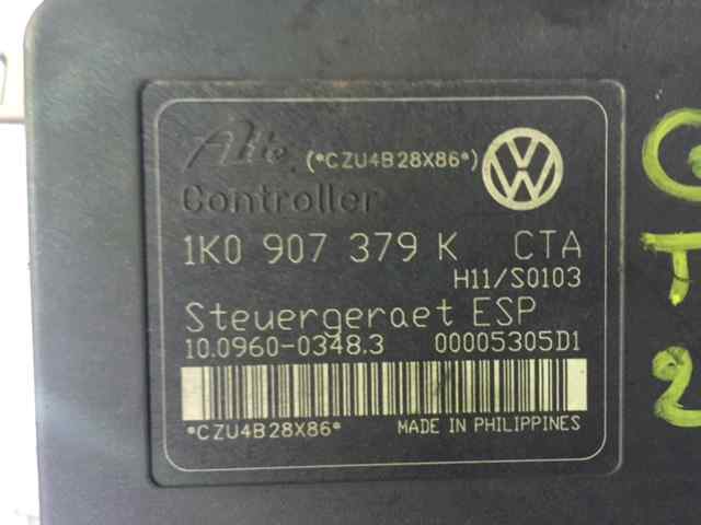 VOLKSWAGEN Golf 5 generation (2003-2009) ABS blokas 1K0907379K, 1K0614517H 18348669