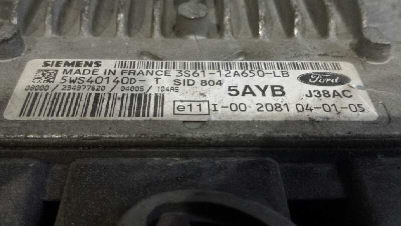 FORD Fiesta 5 generation (2001-2010) Calculateur d'unité de commande du moteur 5WS40140DT 25600326