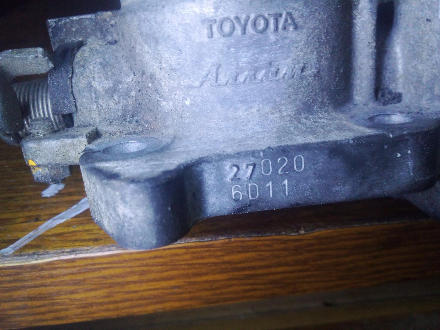 TOYOTA Corolla E120 (2000-2008) Throttle Body 27020, 6D11 18499752