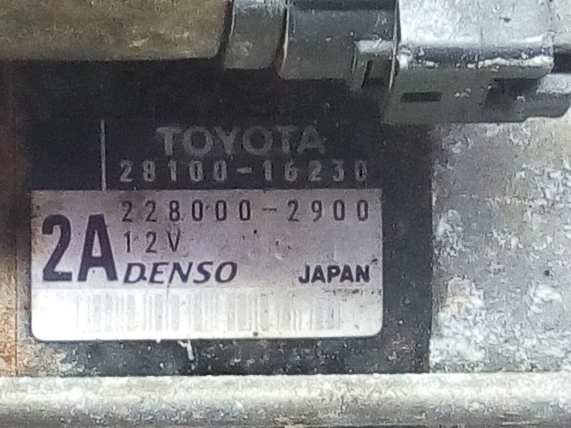 TOYOTA Celica 6 generation (1993-1999) Starter Motor 2810016230, 2280002900 25266028