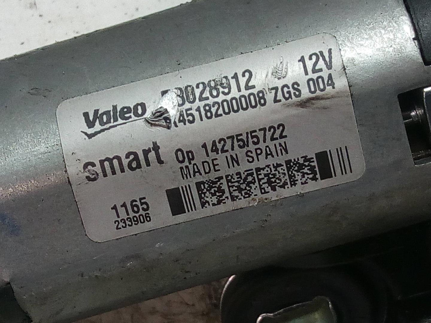 SMART Fortwo 3 generation (2014-2023) Galinio dangčio (bagažinės) valytuvo varikliukas 53028912 18587405