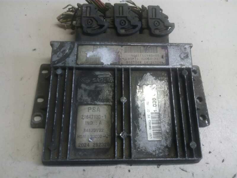 CITROËN C3 1 generation (2002-2010) Motorkontrollenhet ECU 84820V02 25599244