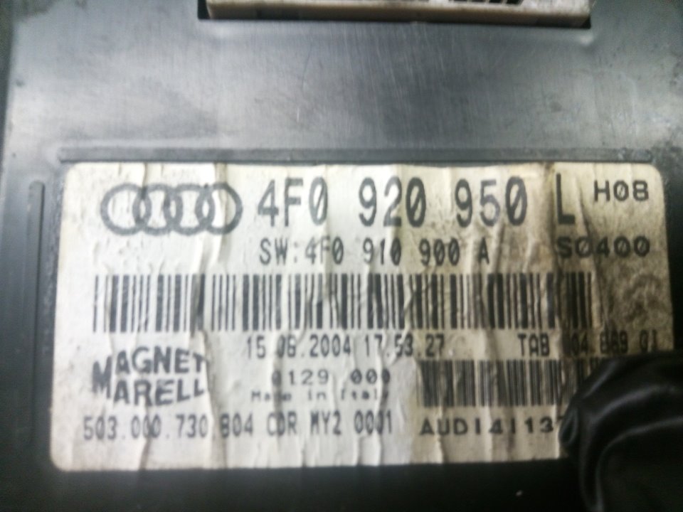AUDI A6 C6/4F (2004-2011) Speedometer 4F0920950L, 4F0910900A 18613165