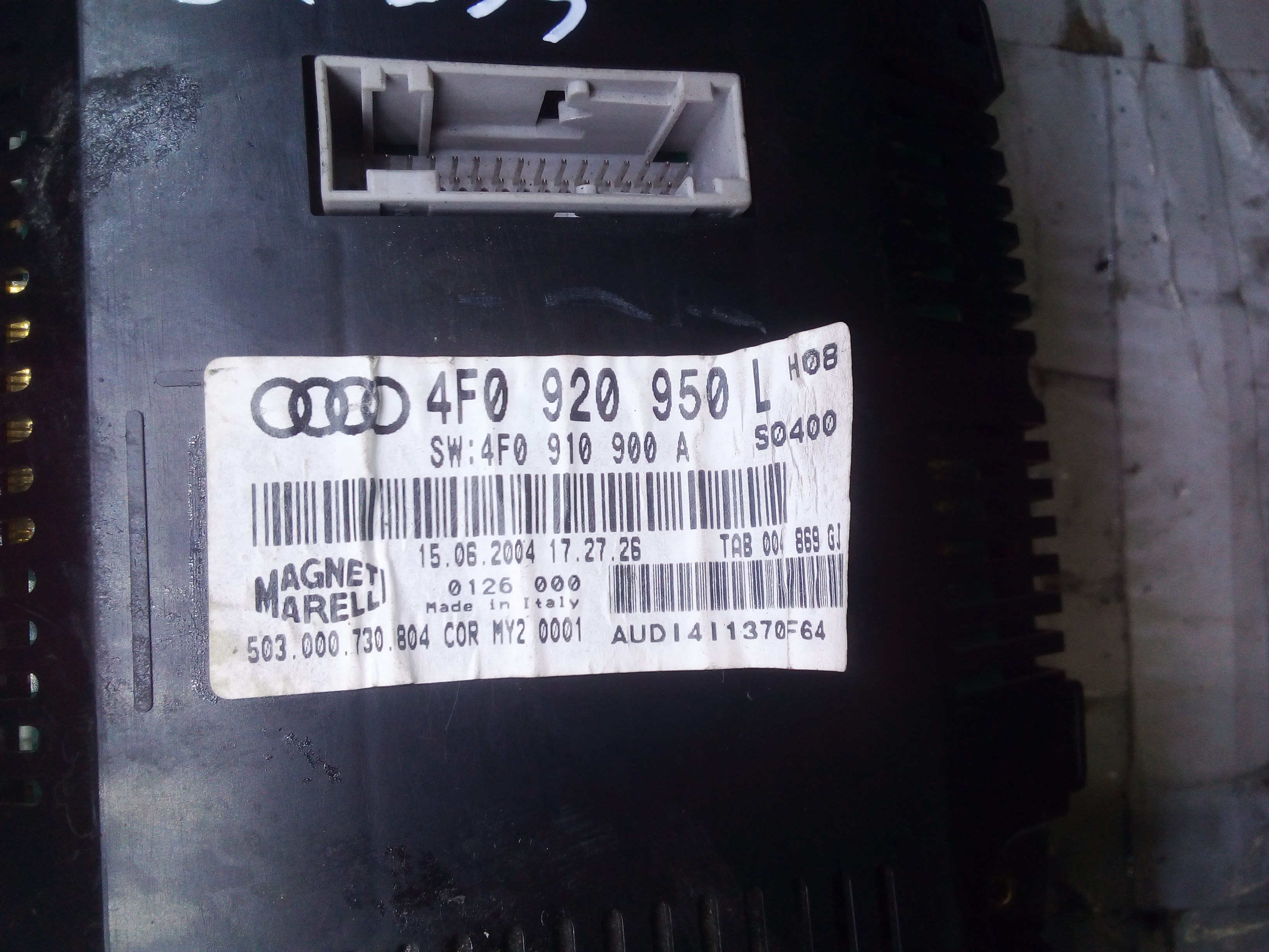 AUDI A6 C6/4F (2004-2011) Скоростомер 4F0920950L 25602763