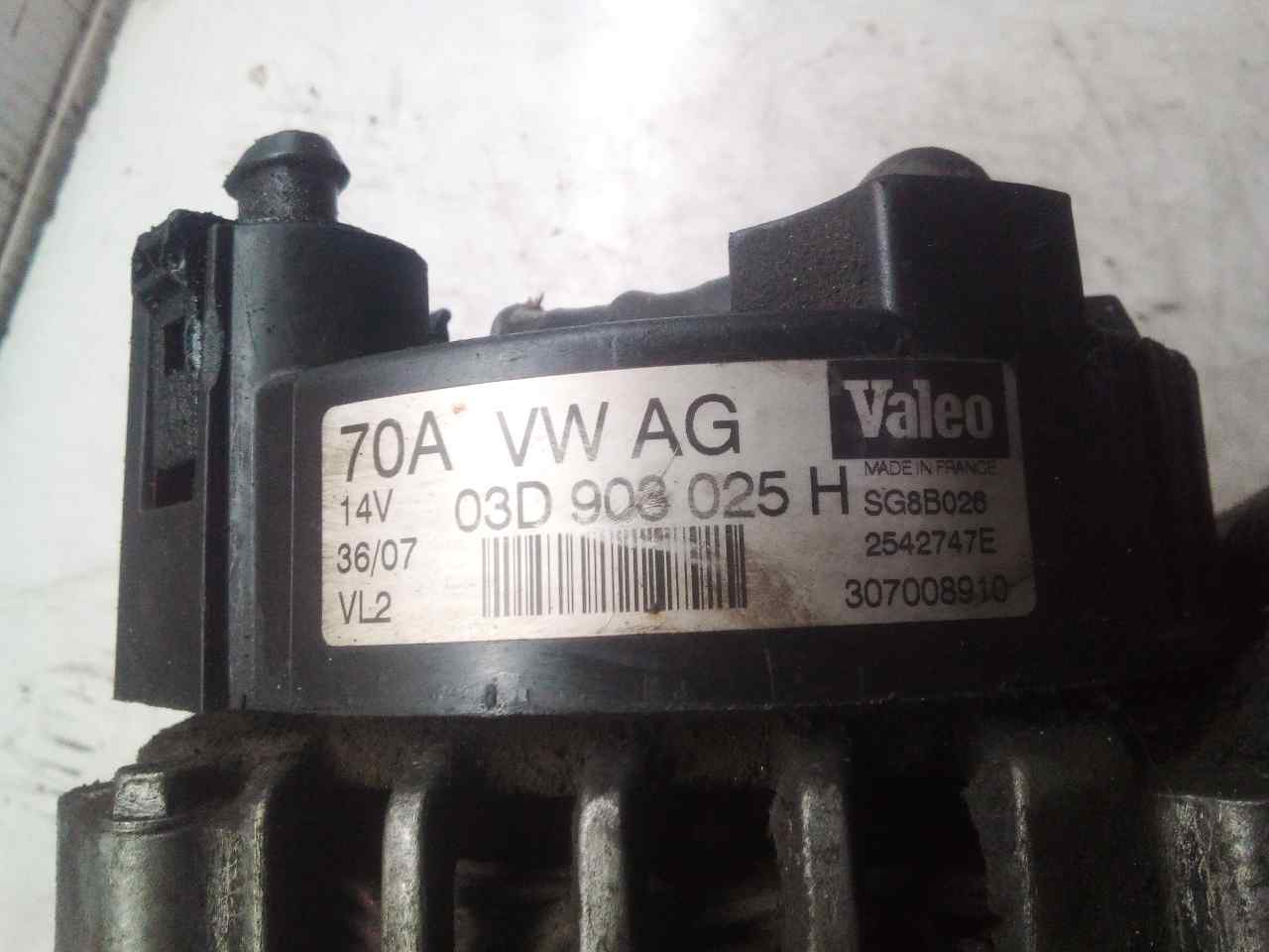 DODGE Ibiza 4 generation (2008-2017) Alternator 03D903025H 18506531