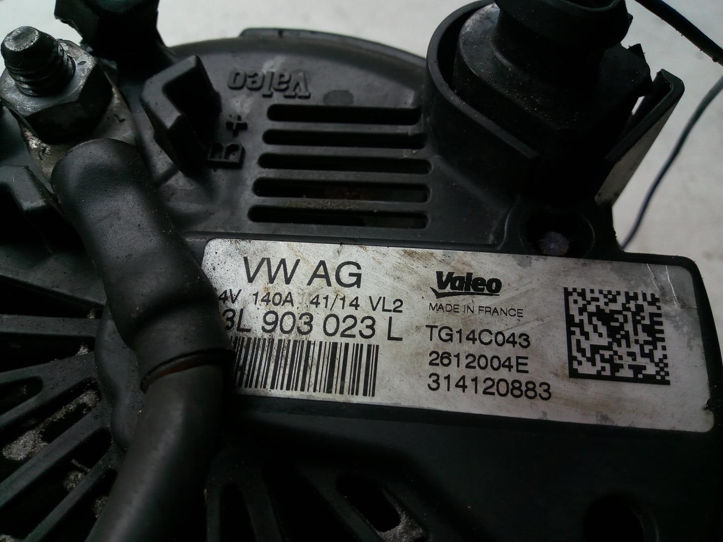AUDI A3 8V (2012-2020) Generatorius 03L903023L, TG14C0432612004E 18526935