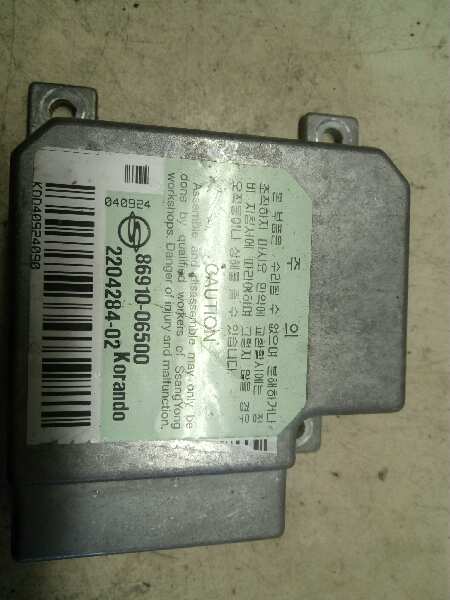 SSANGYONG Korando 2 generation (1997-2006) SRS Control Unit 8691006500 25597537