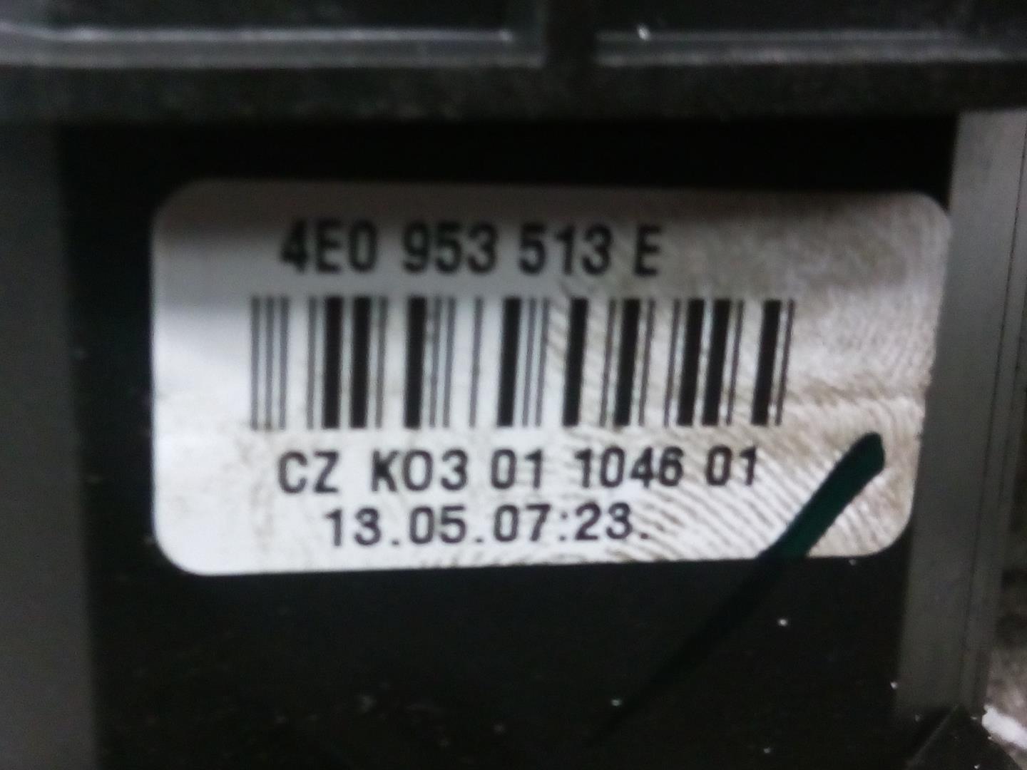 AUDI A4 B6/8E (2000-2005) Headlight Switch Control Unit 4E0953521E 18586116