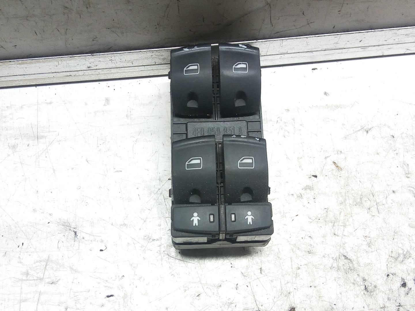 AUDI A6 allroad C6 (2006-2011) Front Left Door Window Switch 4F0959851A 18596220