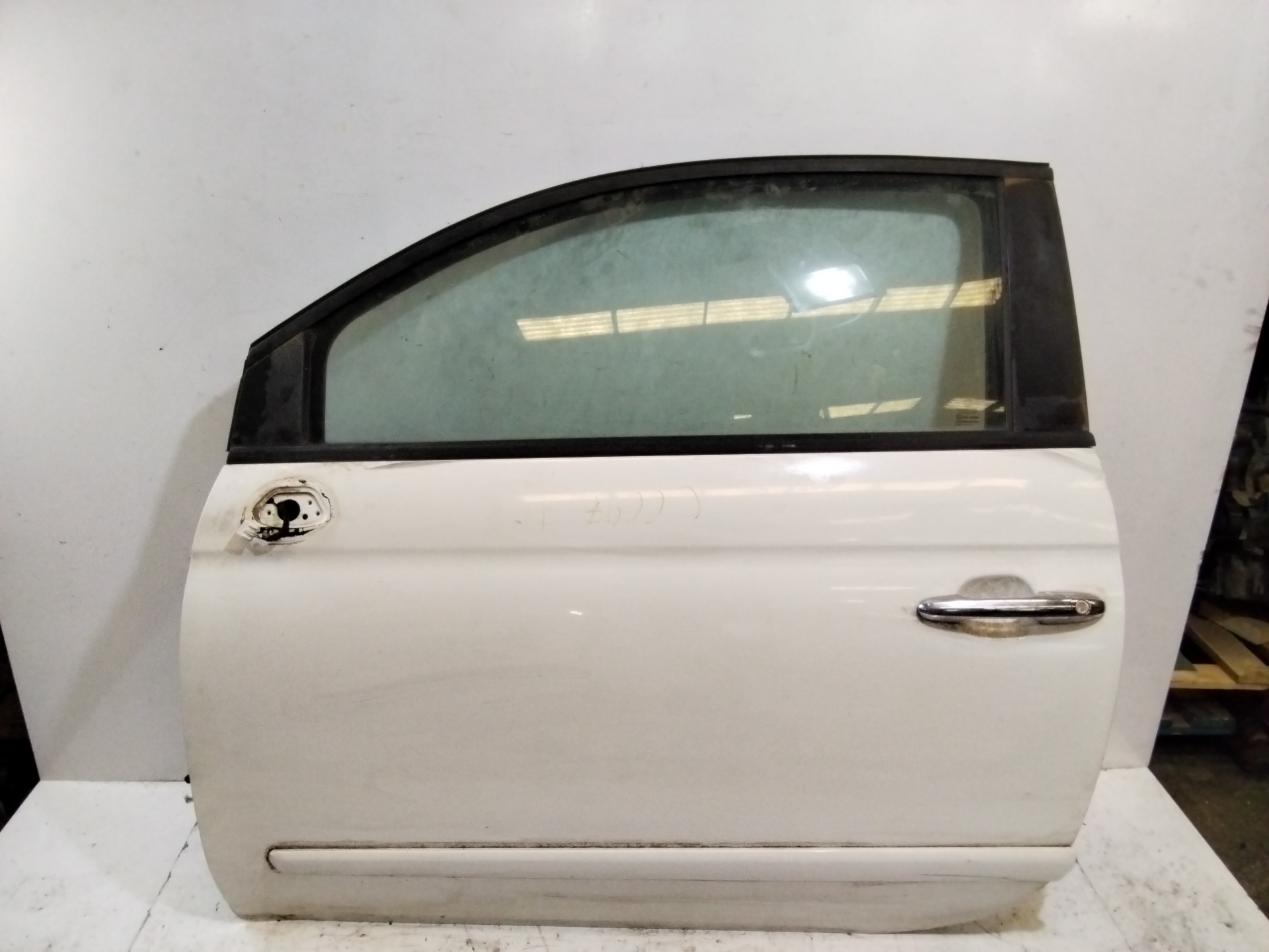 FIAT 500 2 generation (2008-2024) Front Left Door NOREF 25266977