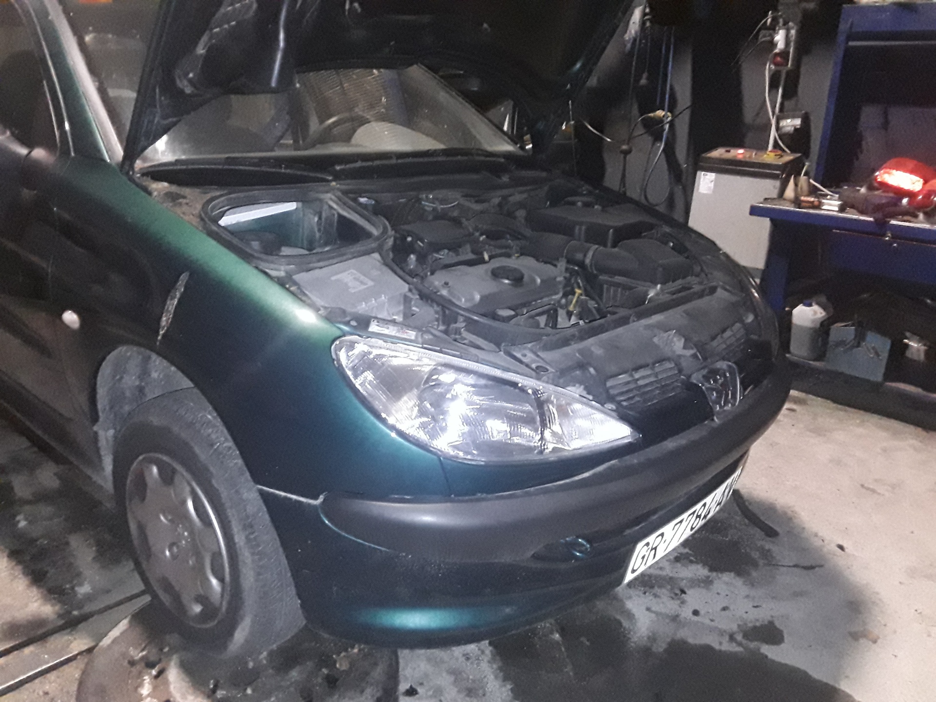 PEUGEOT 206 1 generation (1998-2009) Oglindă ușă stânga față E2017003 22745471