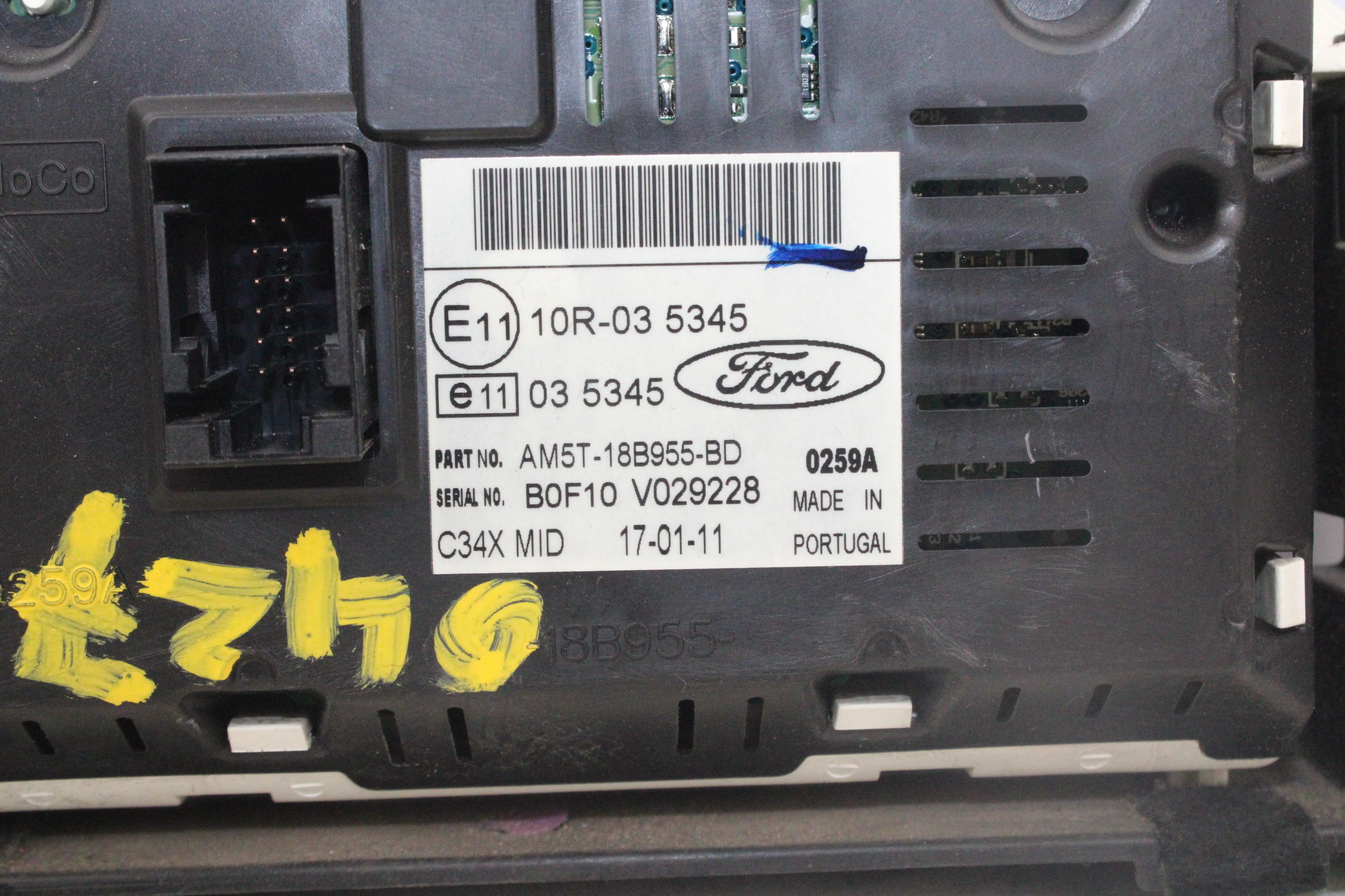 FORD Focus 3 generation (2011-2020) Citas salona daļas AM5T18B955BD 21073221