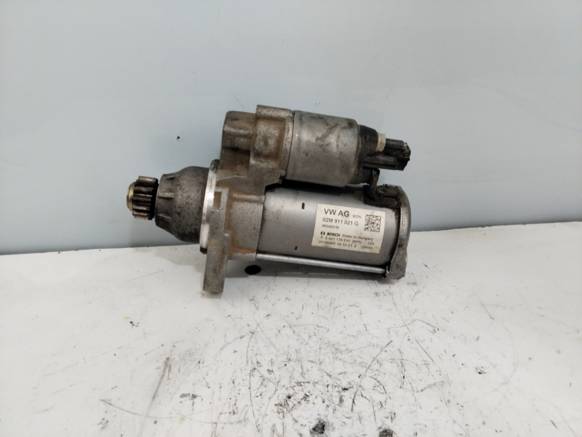 VOLKSWAGEN Polo 6 generation (2017-2024) Starter Motor 02M911021G 25367837