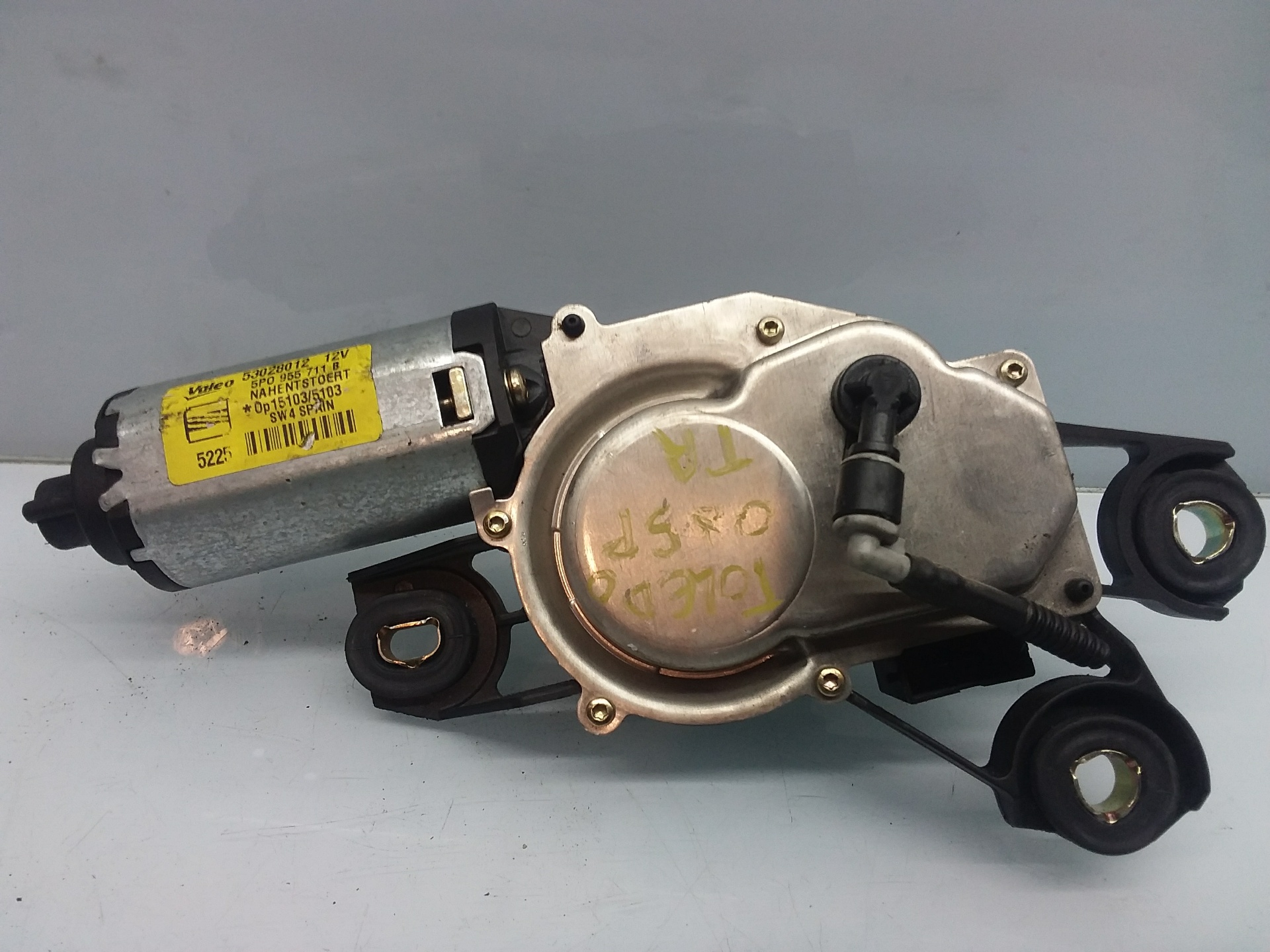 SEAT Toledo 3 generation (2004-2010) Tailgate  Window Wiper Motor 5P0955711B 19244828