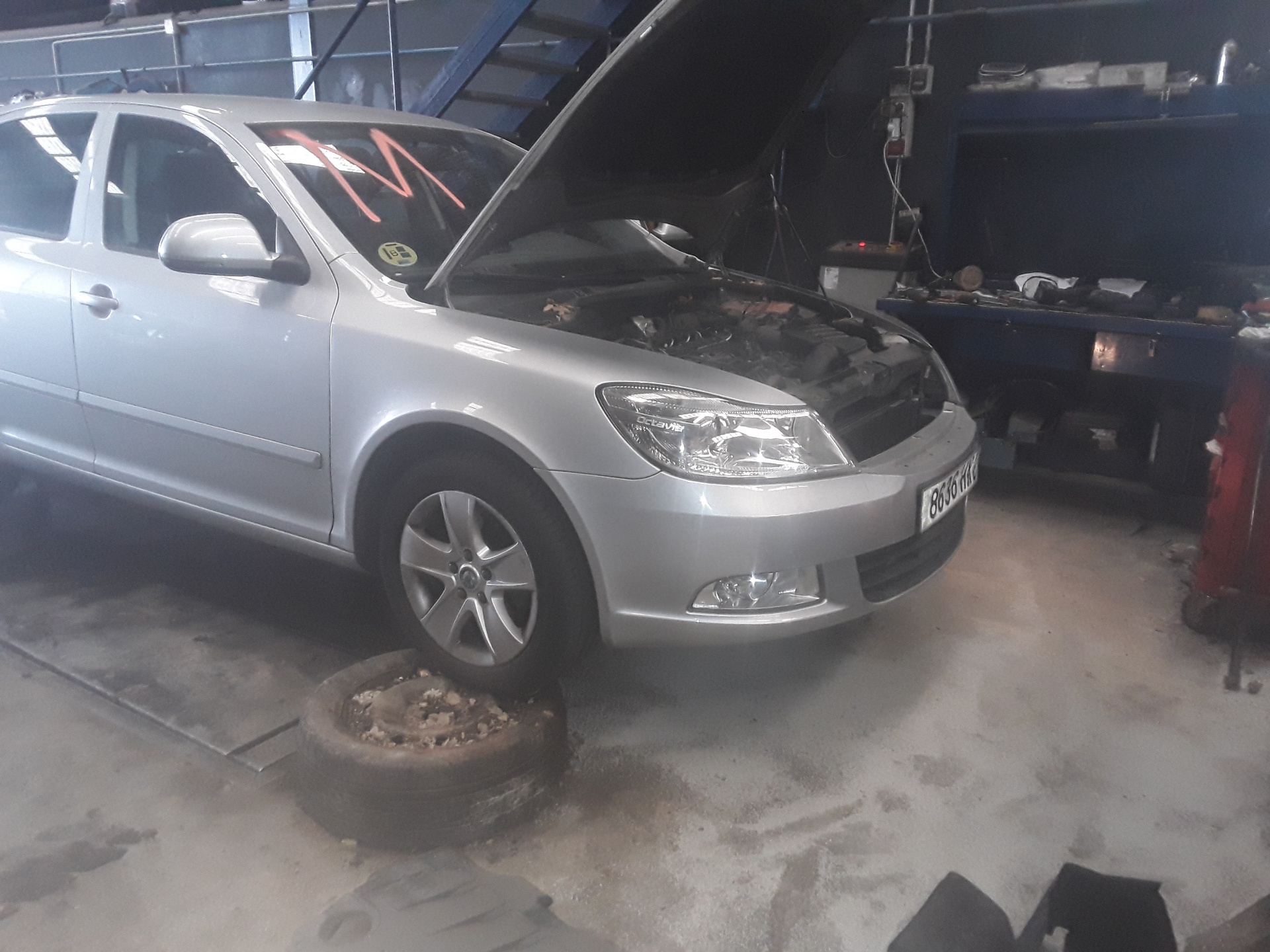 SKODA Octavia 2 generation (2004-2013) Priekinis kairys žibintas 1Z1941015F 23789687