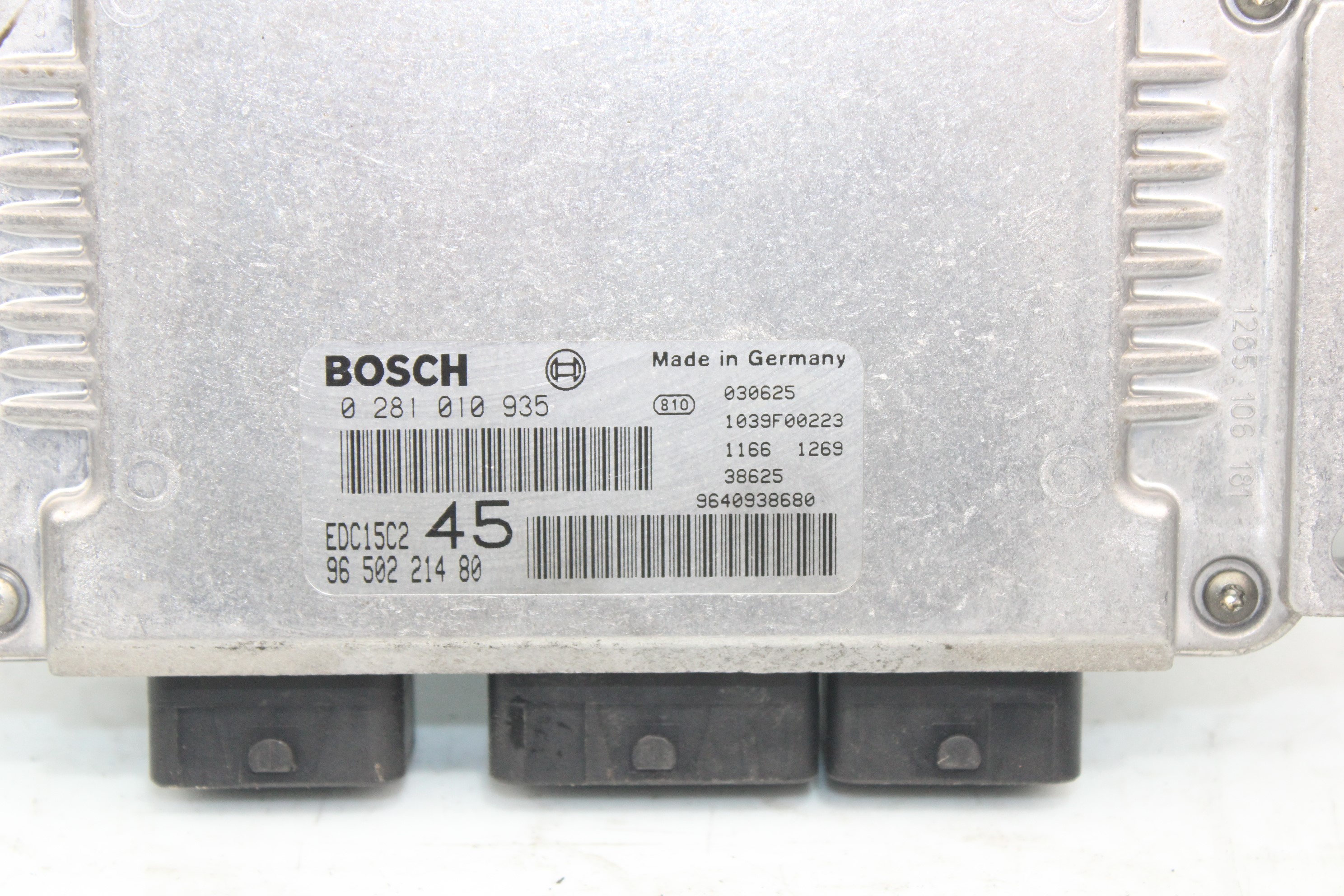 PEUGEOT 307 1 generation (2001-2008) Engine Control Unit ECU 9650221480 25178894