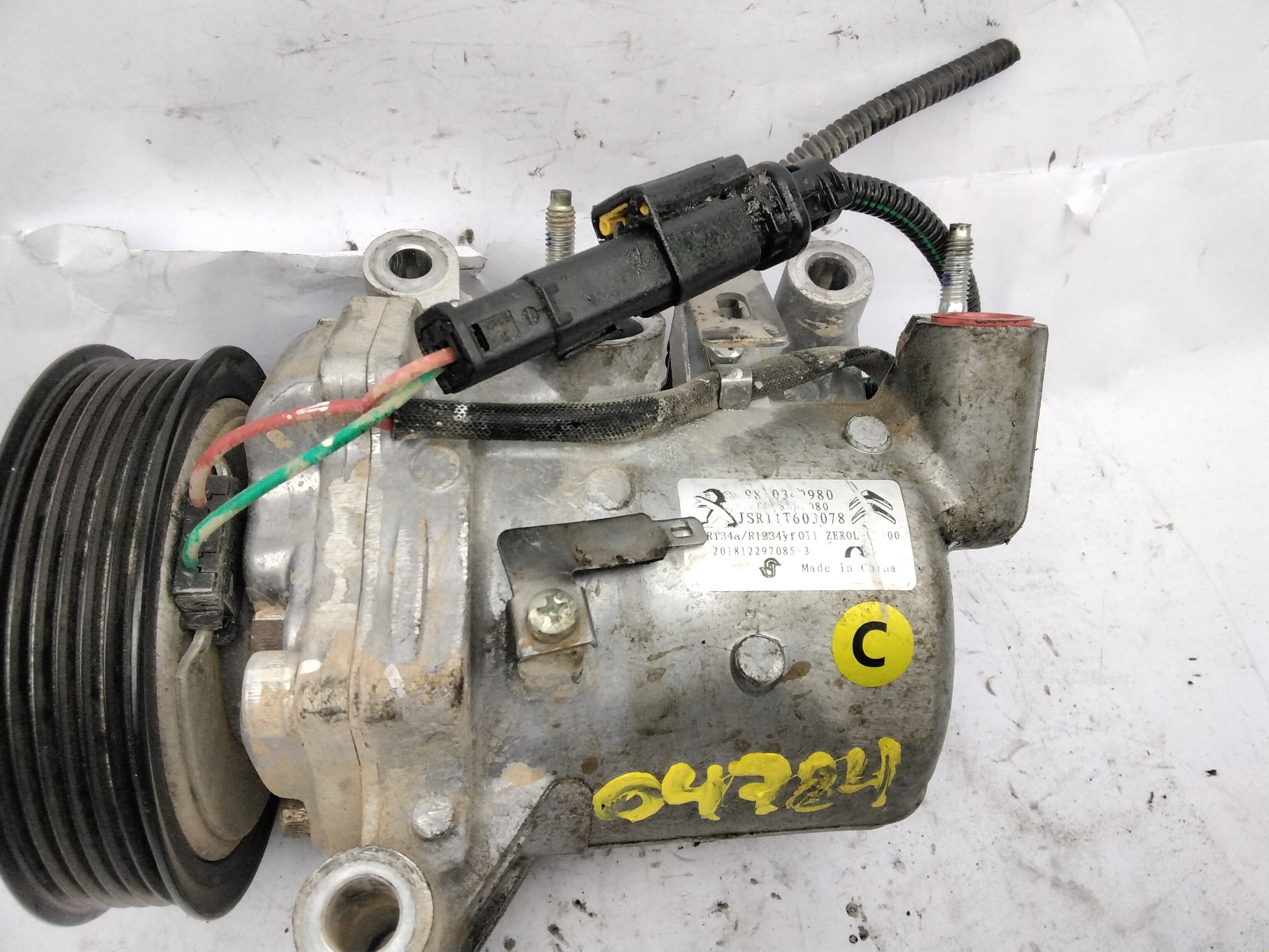 PEUGEOT 208 Peugeot 208 (2012-2015) Air Condition Pump 2018122970085 19315642