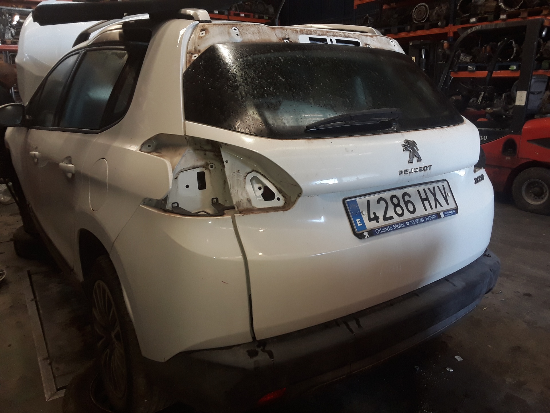 PEUGEOT 2008 1 generation (2013-2020) Фонарь задний левый 9678074480 25178735