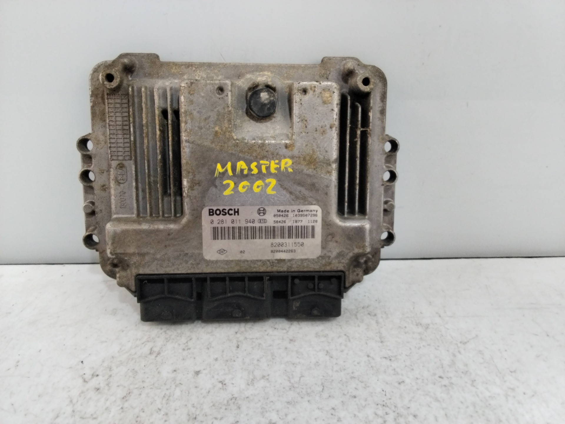 RENAULT Master 2 generation (1997-2010) Moottorin ohjausyksikkö ECU 8200311550 25569367