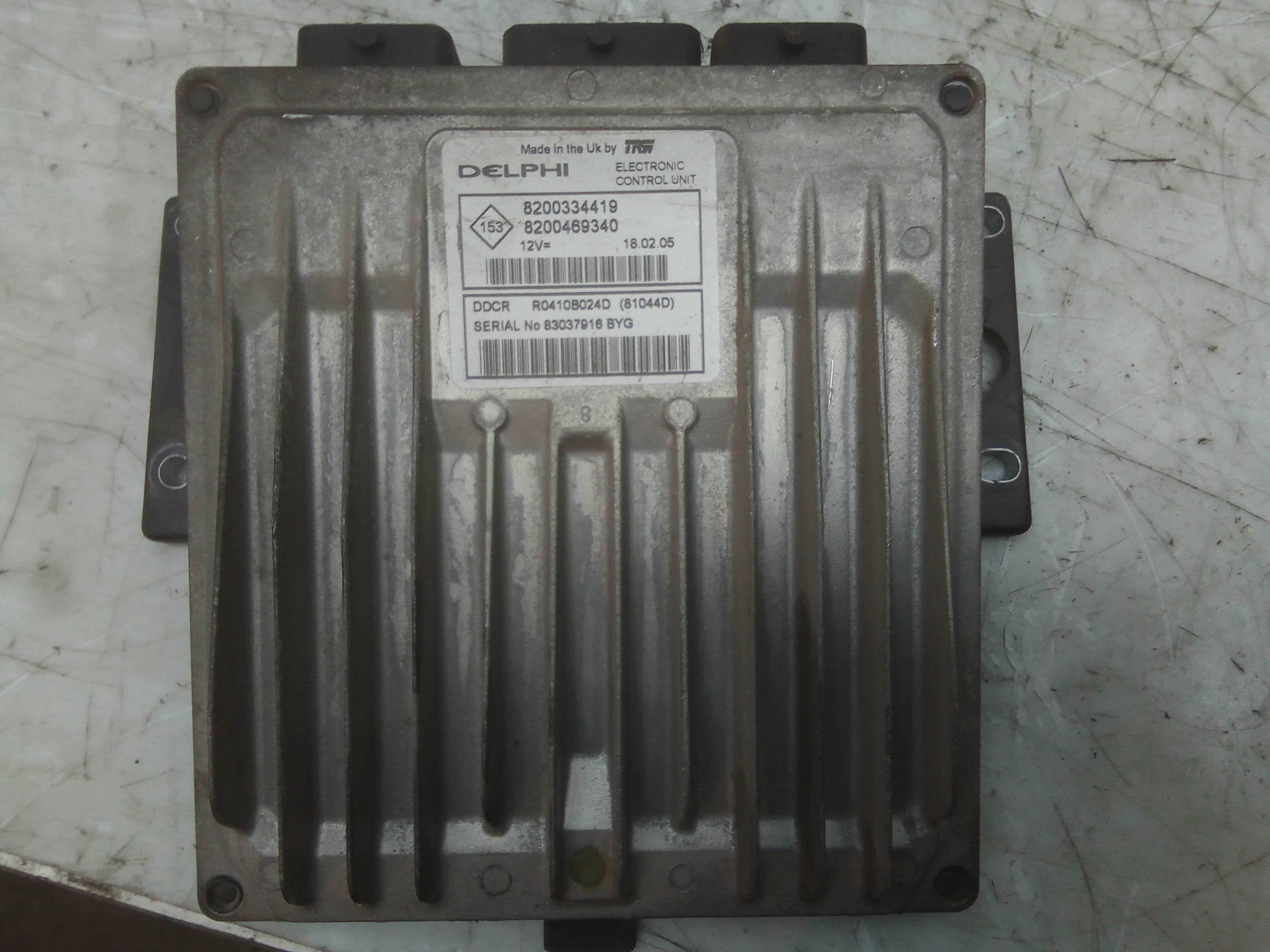 RENAULT Megane 2 generation (2002-2012) Motora vadības bloks 8200334419 19210990