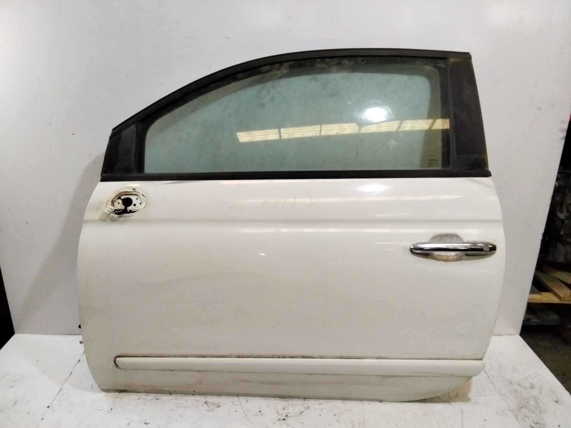 FIAT 500 2 generation (2008-2024) Front Left Door NOREF 25266977