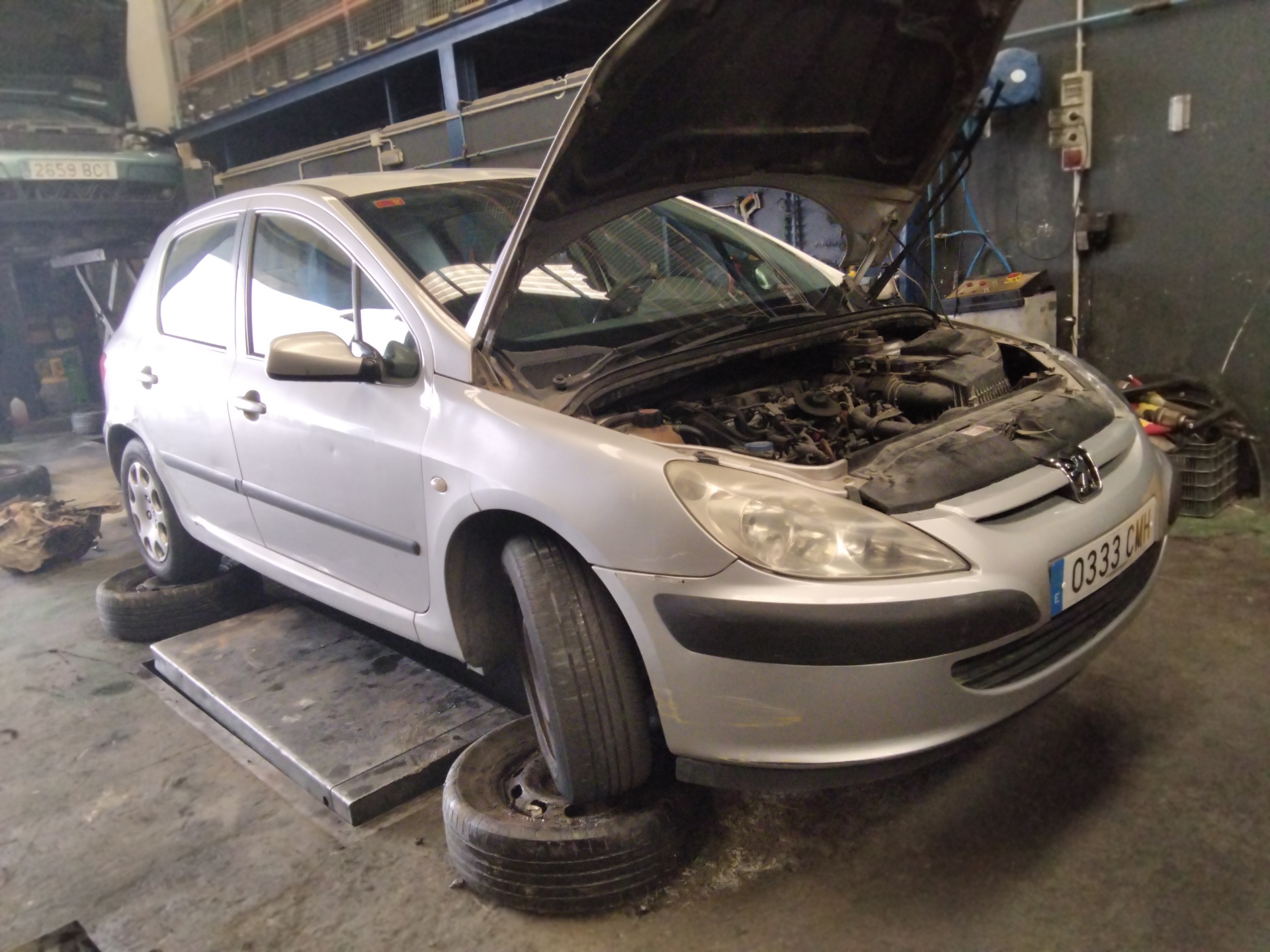 PEUGEOT 307 1 generation (2001-2008) Блок управления двигателем 5WS40133CT 23769592