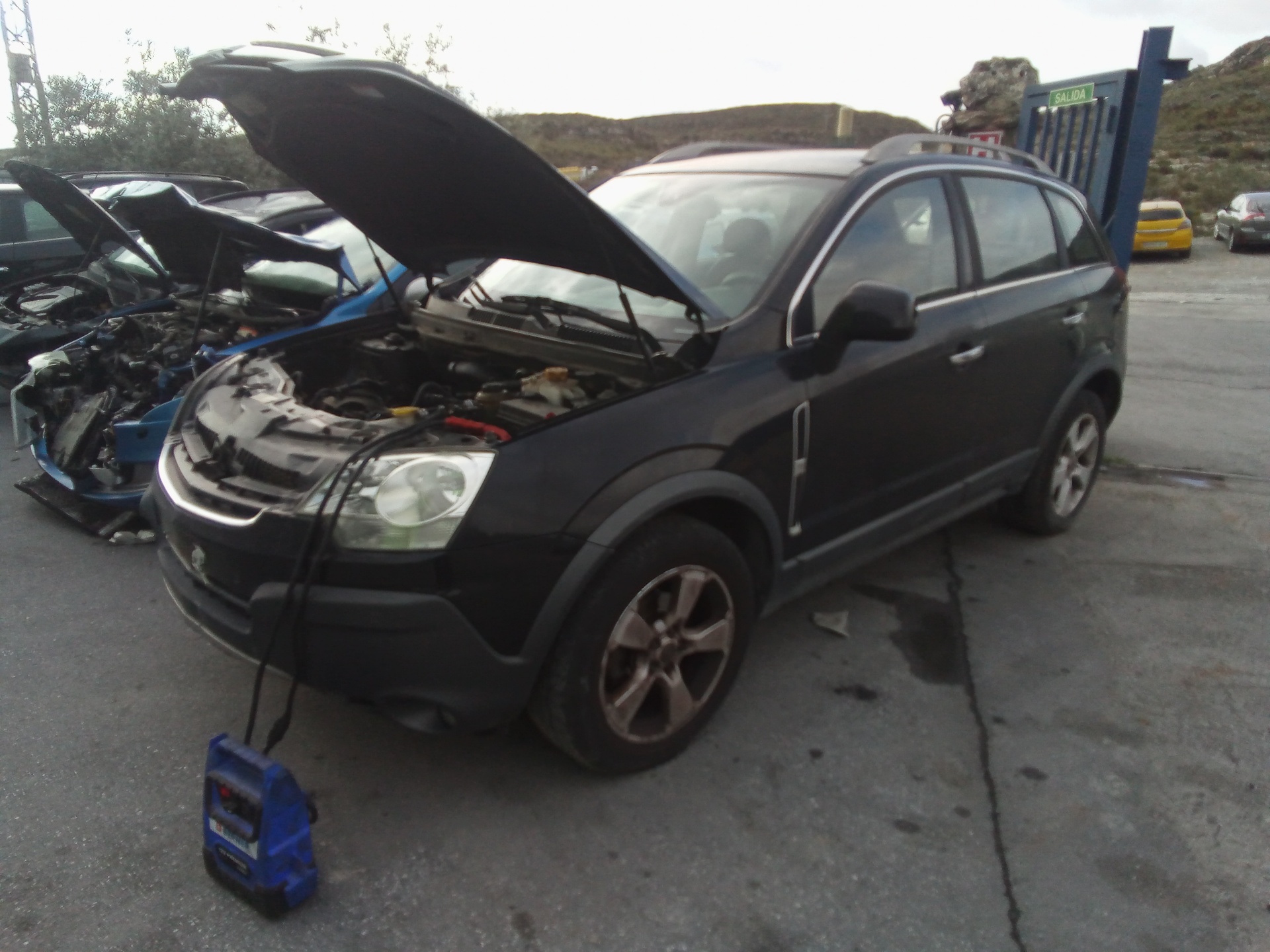 OPEL Antara 1 generation (2006-2015) Aizmugurējo labo durvju logu pacēlājs 96672885 21805752