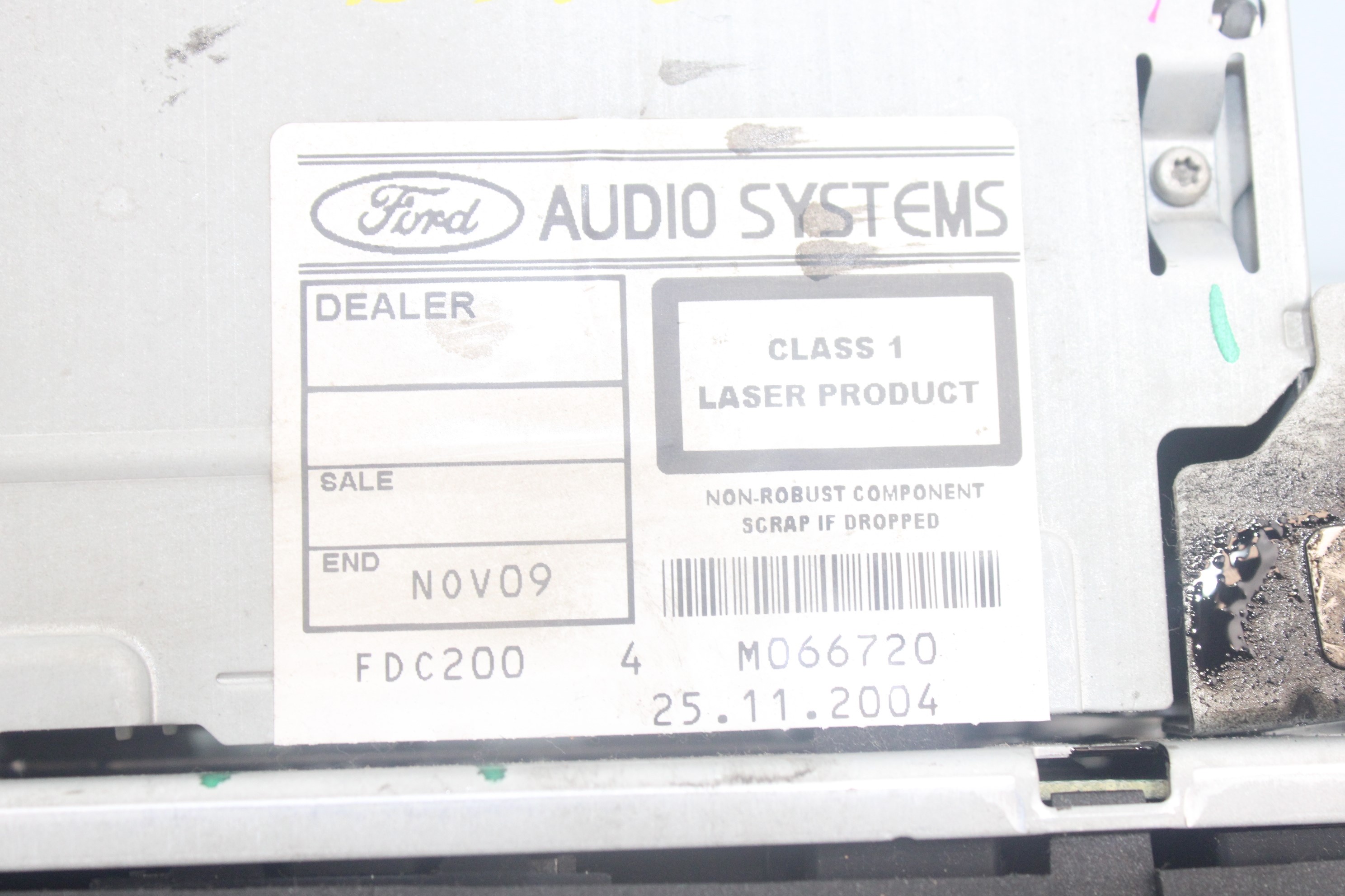 FORD Focus 2 generation (2004-2011) Music Player Without GPS 4M5T18C815AC 25181125