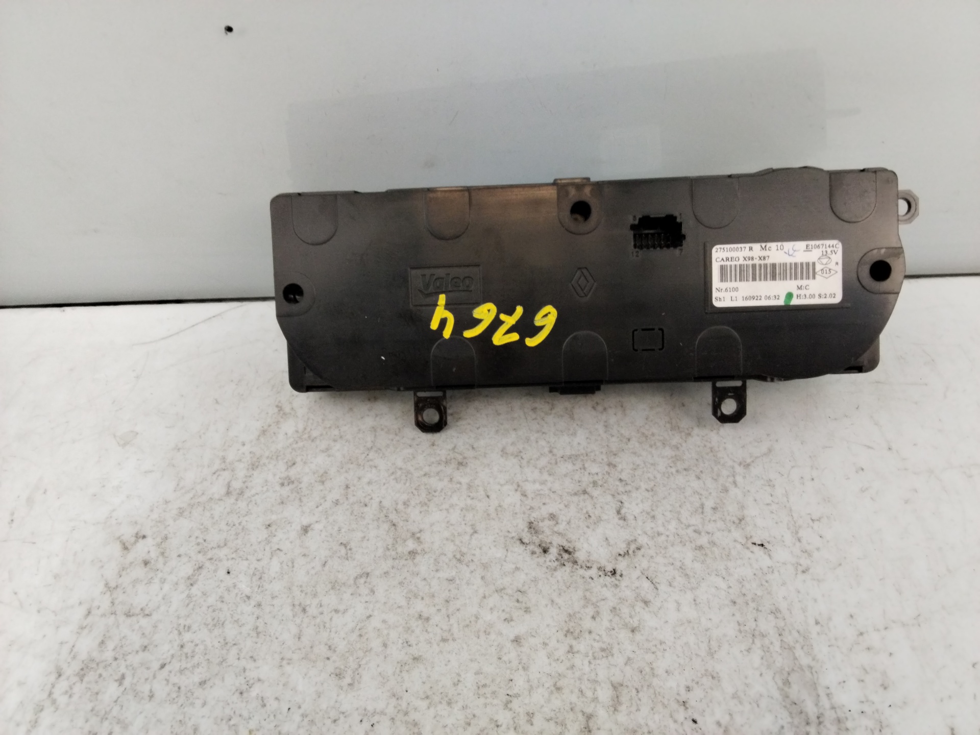 RENAULT Captur 1 generation (2013-2019) Climate  Control Unit 275100037R 25355397