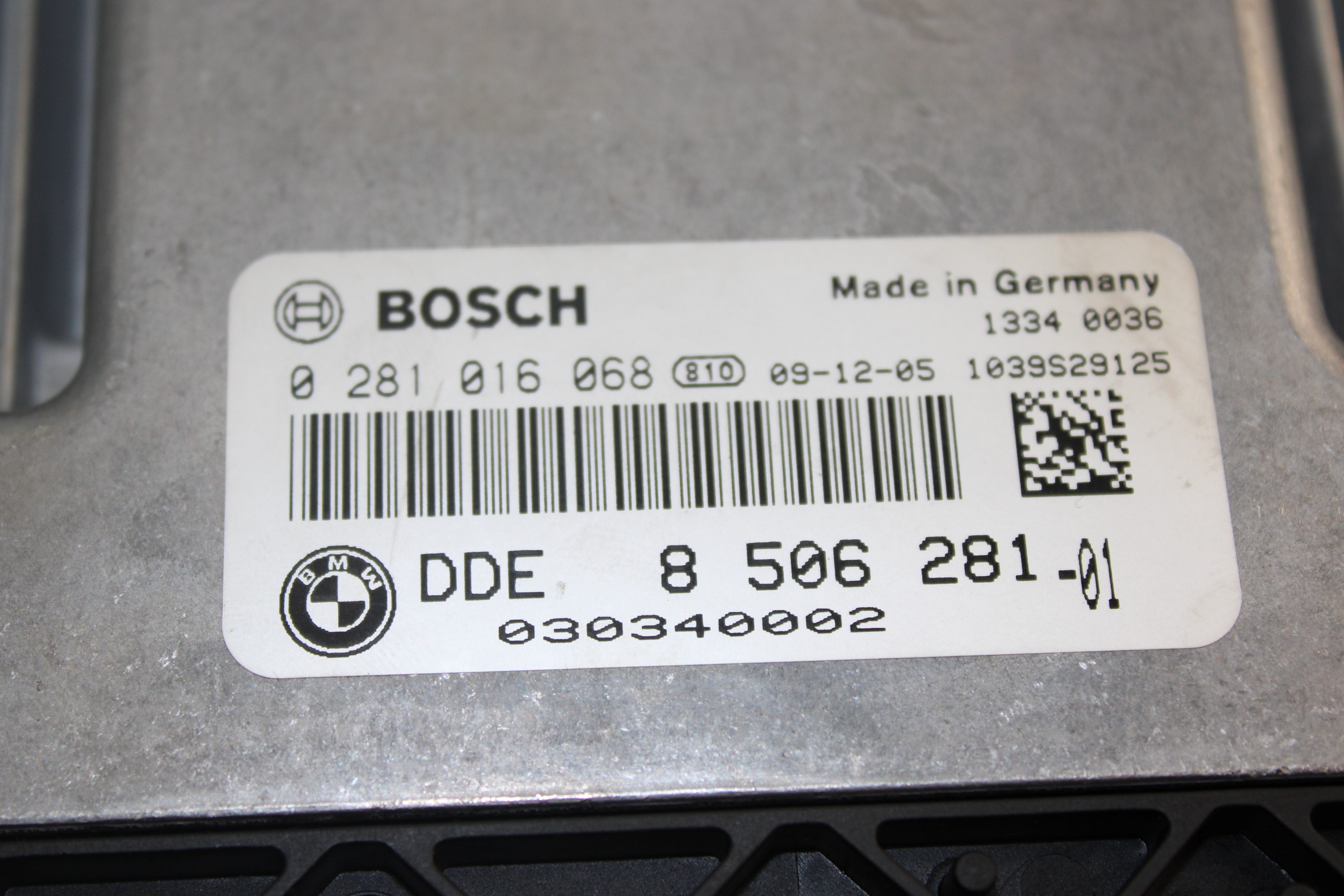 BMW 1 Series E81/E82/E87/E88 (2004-2013) Motorkontrolenhed ECU 0281016068 24065182