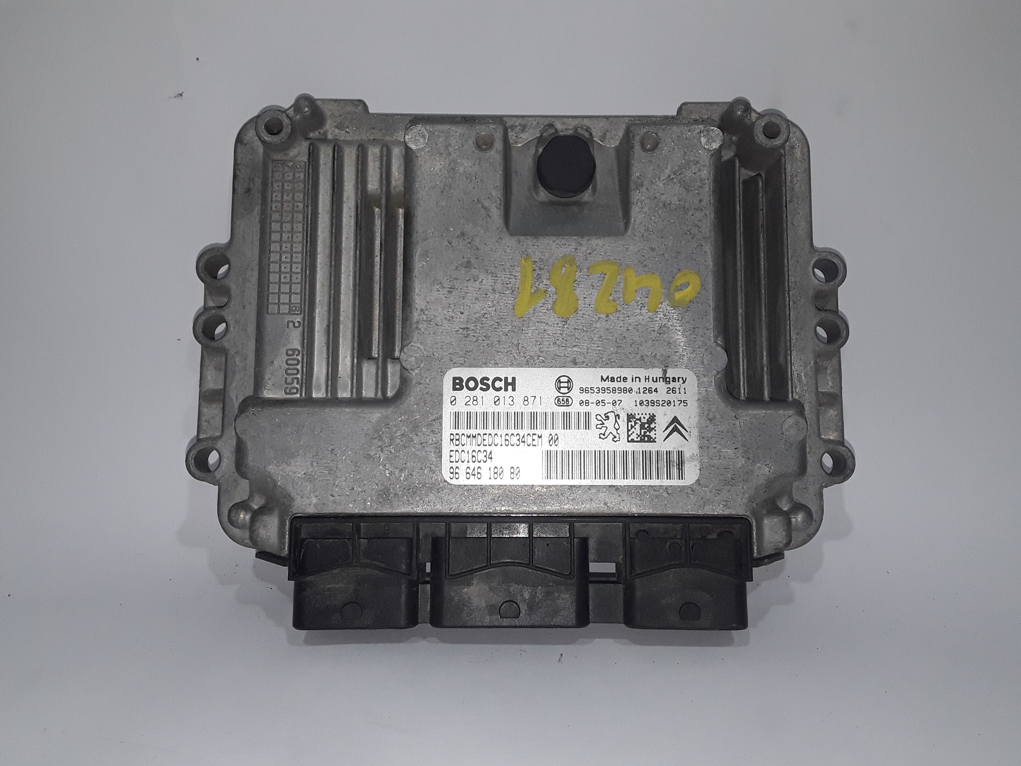 CITROËN Berlingo 2 generation (2008-2023) Engine Control Unit ECU 9664618080 19304547