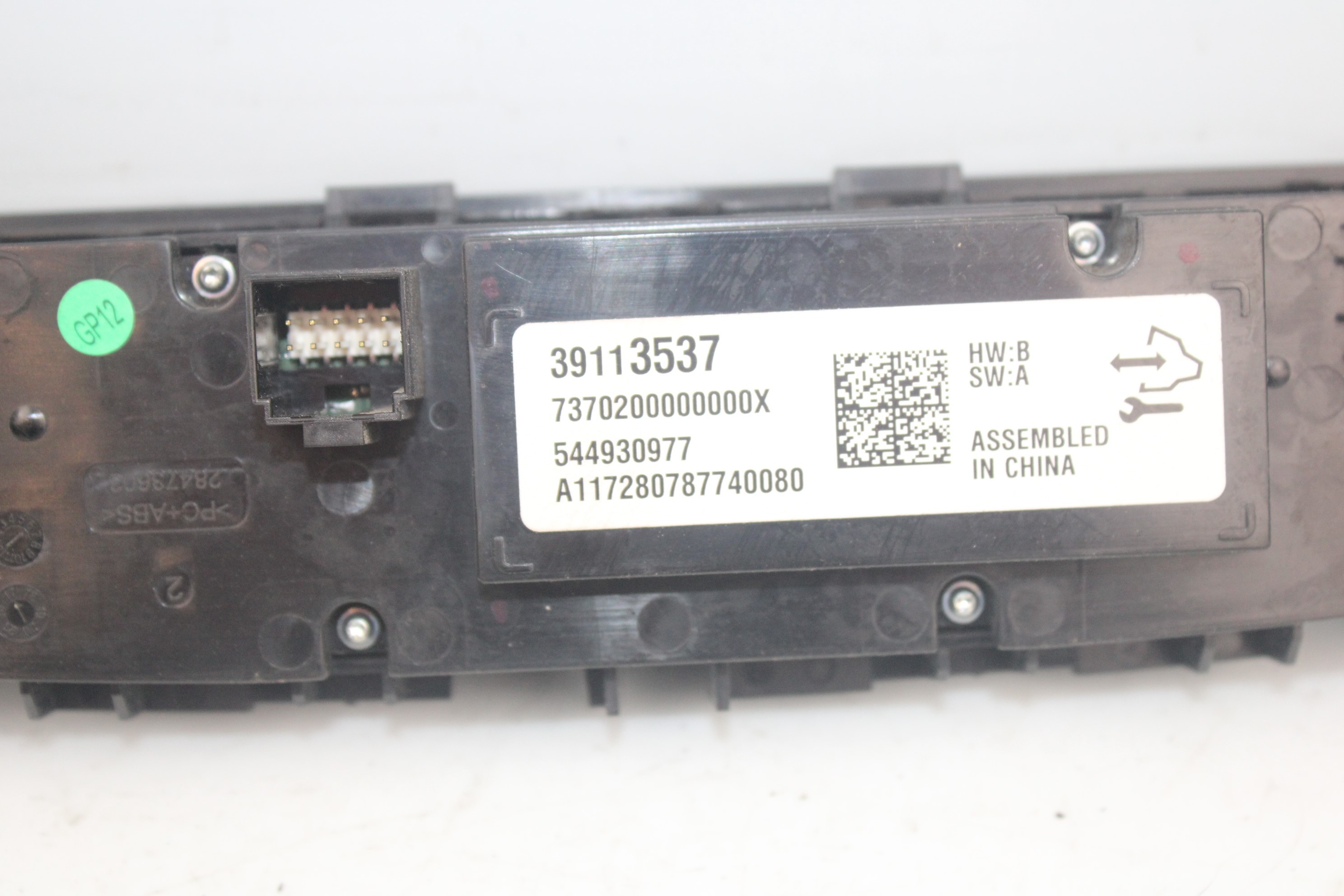 OPEL Insignia B (2017-2024) Climate  Control Unit 39113537 24062940