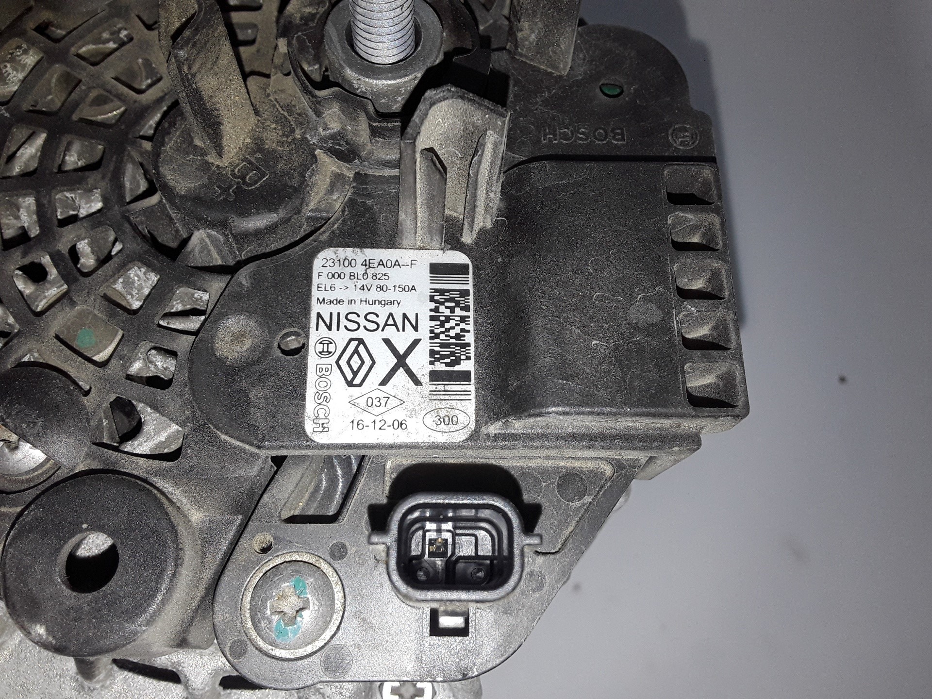 NISSAN Qashqai 2 generation (2013-2023) Генератор 231004EA0AF 19296785