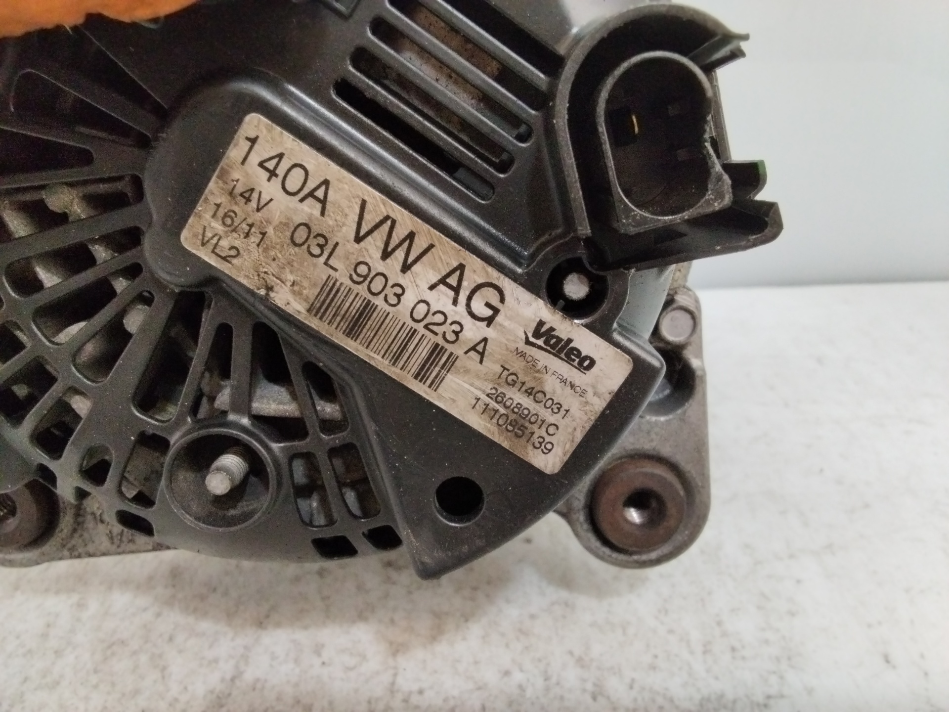 CHEVROLET Alternator 03L903023A 25618365