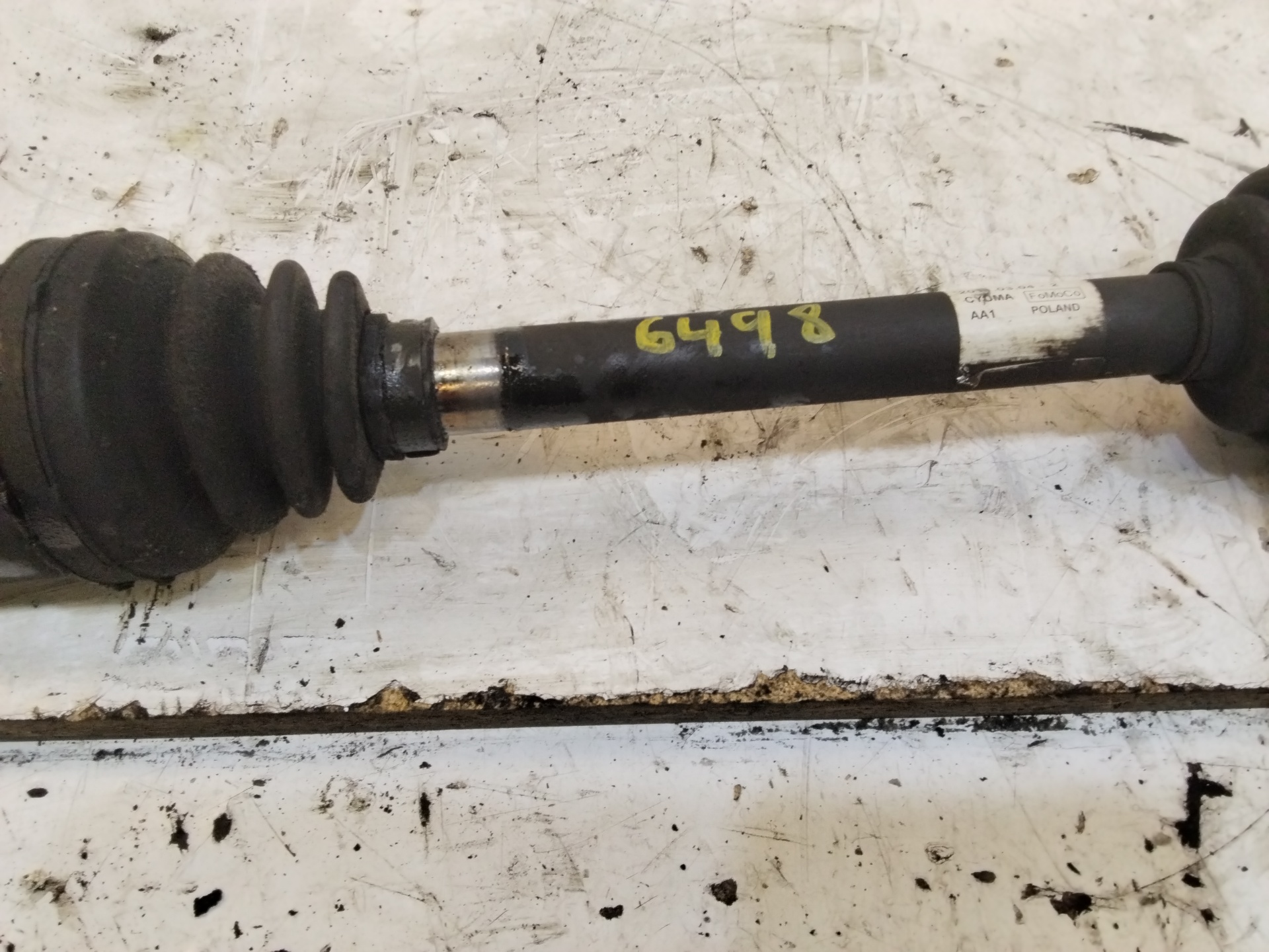 FORD Focus 3 generation (2011-2020) Front Left Driveshaft AV613B437CB 25196216