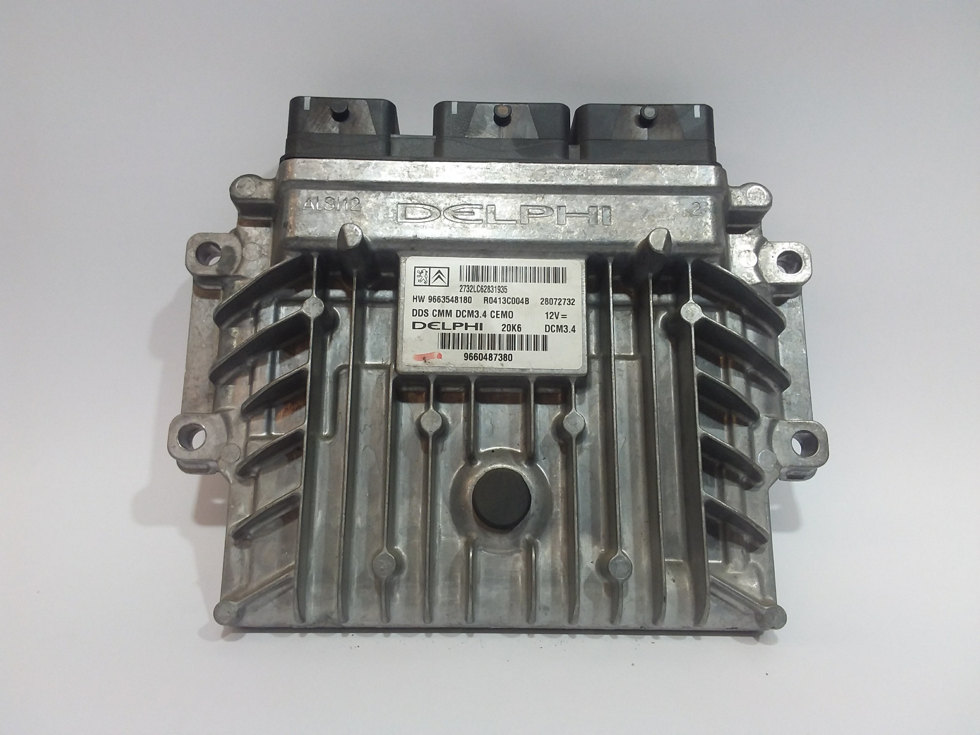 PEUGEOT 407 1 generation (2004-2010) Блок керування двигуном ECU 9663548180 19291231