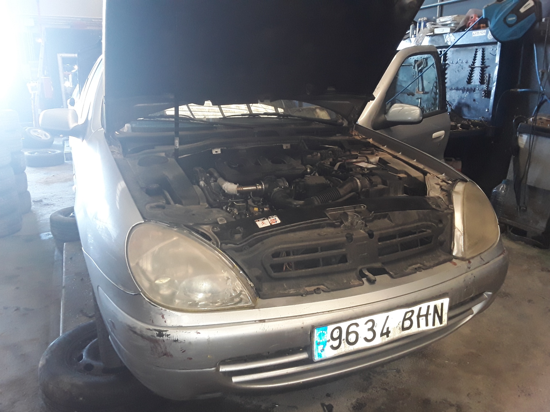 CITROËN Xsara 1 generation (1997-2004) Нагревательный вентиляторный моторчик салона 210681233F 23785447