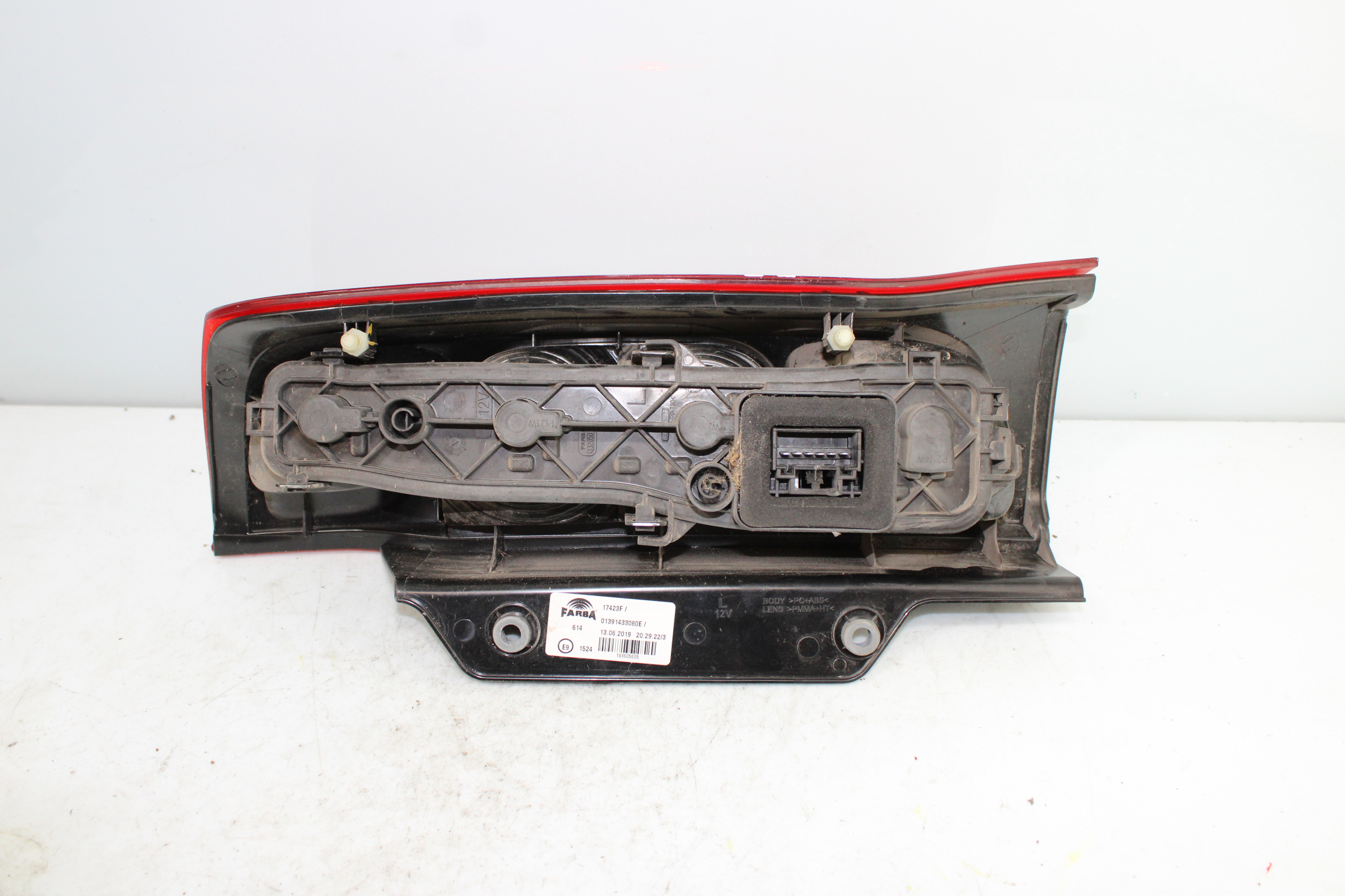 FIAT Fiorino 3 generation (2008-2023) Rear Left Taillight 01391433080E 25190967