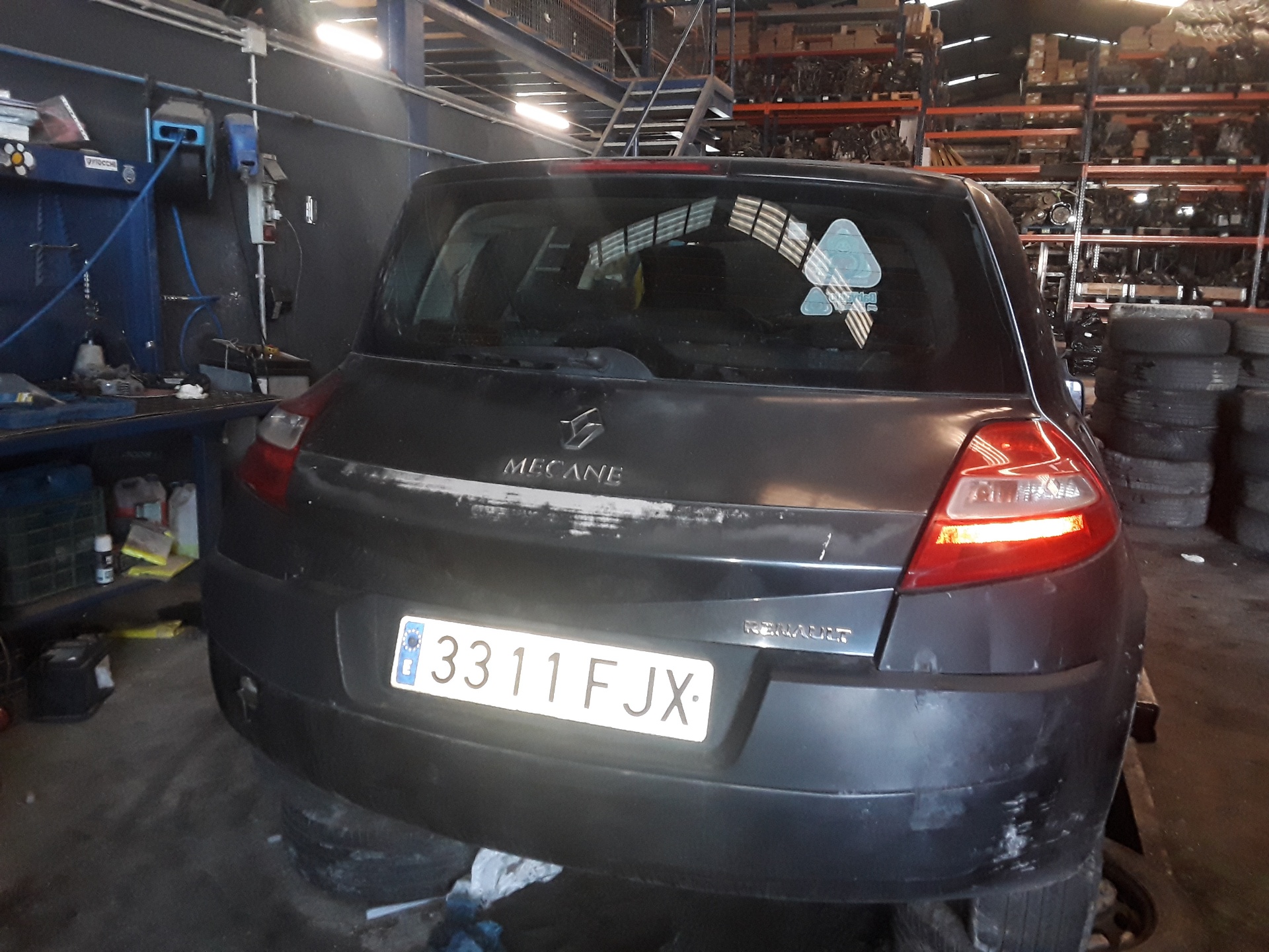 RENAULT Megane 2 generation (2002-2012) Priekinių dešinių durų langų pakėlimo mygtukai 156018090 22635923