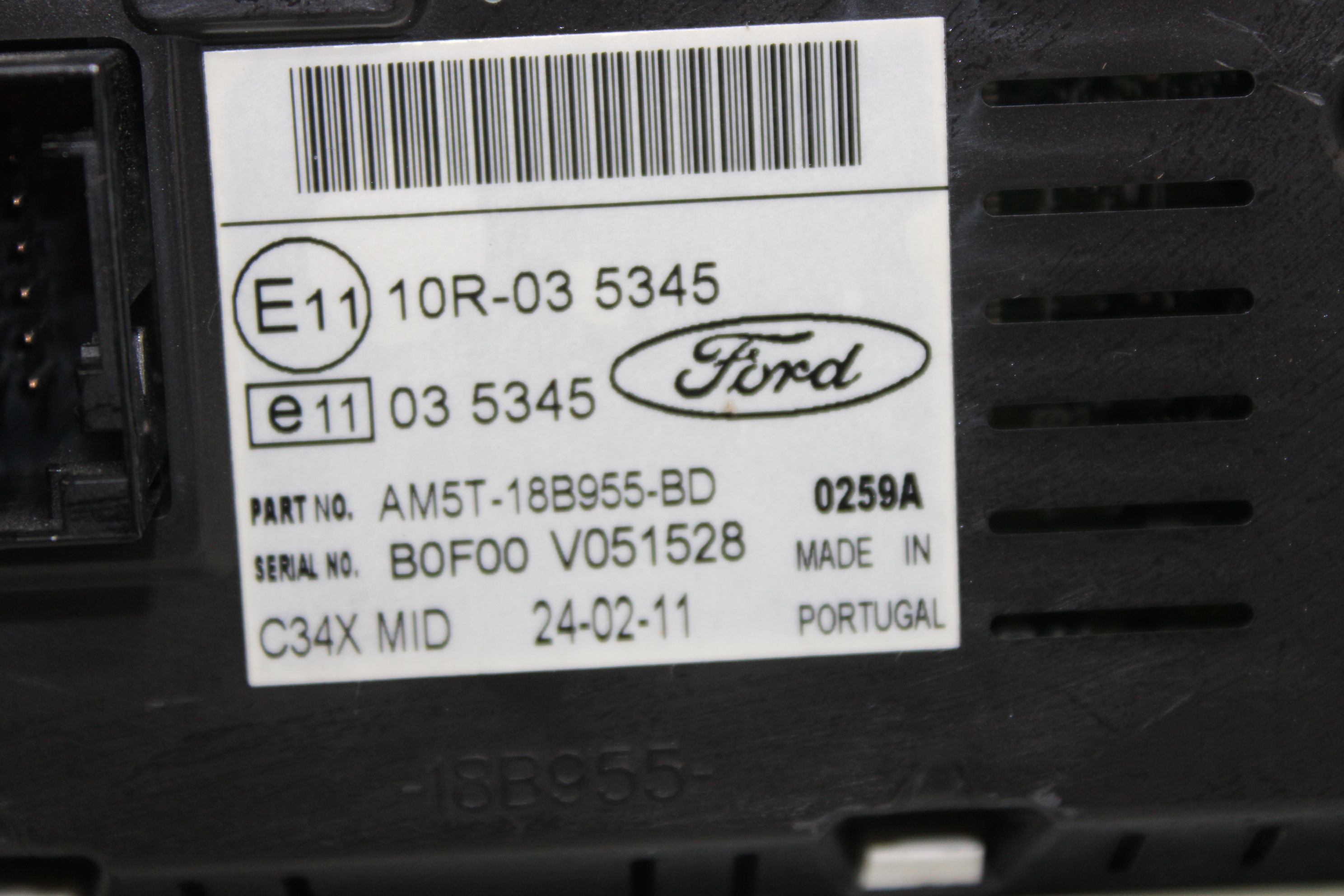 FORD Focus 3 generation (2011-2020) Other Interior Parts AM5T18B955BD 25196205