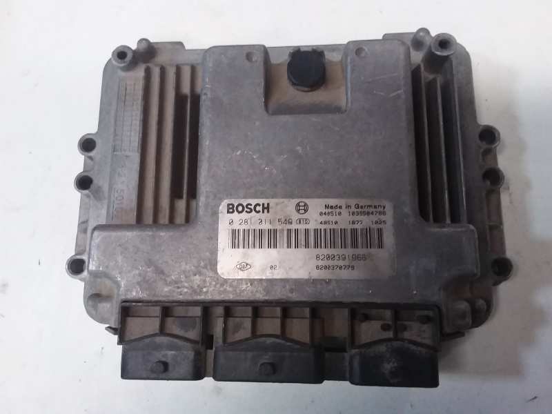 RENAULT Megane 2 generation (2002-2012) Engine Control Unit ECU 8200391966, 0281011549 19170966