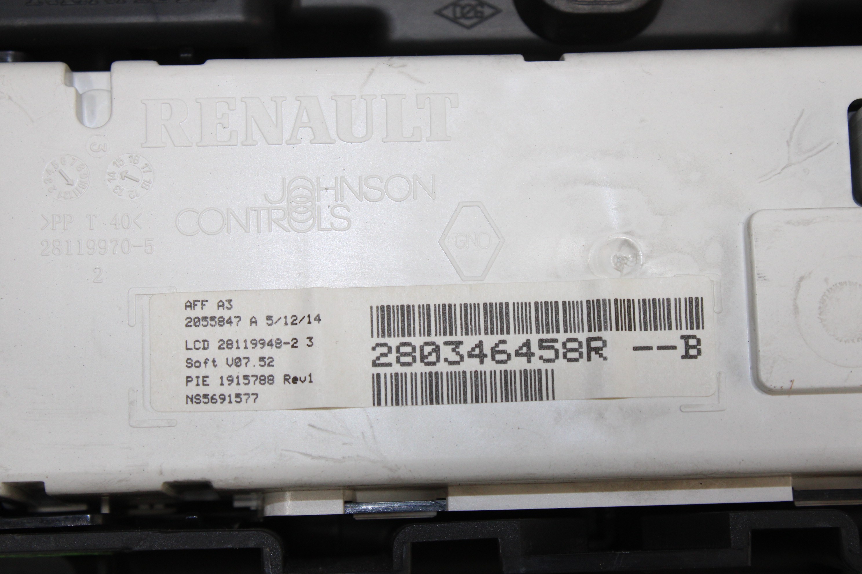 RENAULT Megane 3 generation (2008-2020) Other Interior Parts 280346458R 25191118