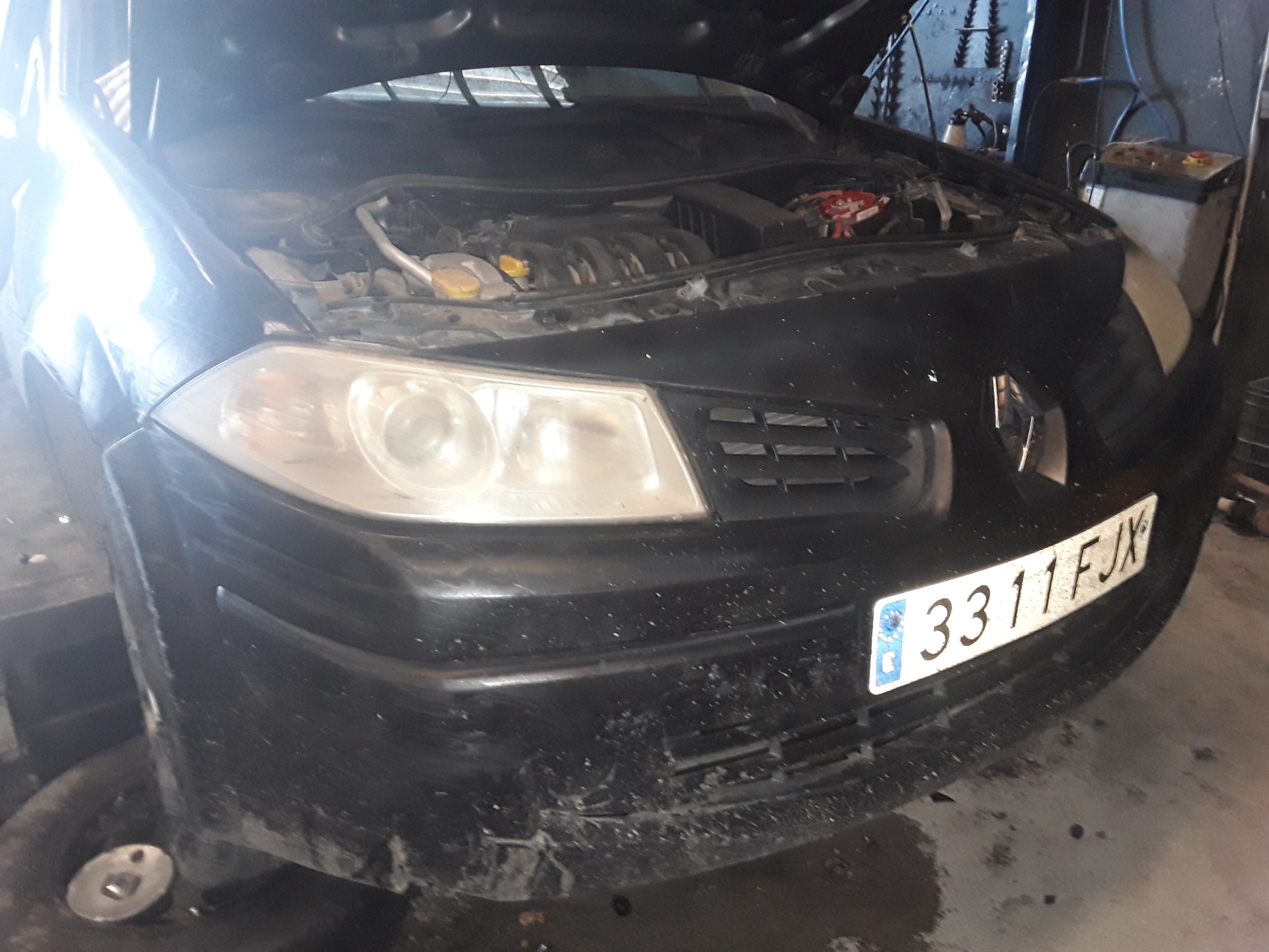 RENAULT Megane 2 generation (2002-2012) Jobb első ajtó ablakemelő gombja 156018090 22635923