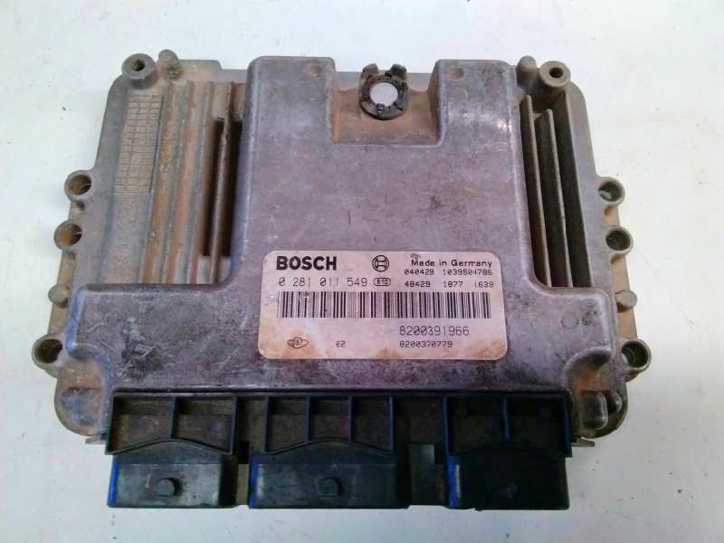 RENAULT Megane 2 generation (2002-2012) Engine Control Unit ECU 8200391966, 0281011549 19164060