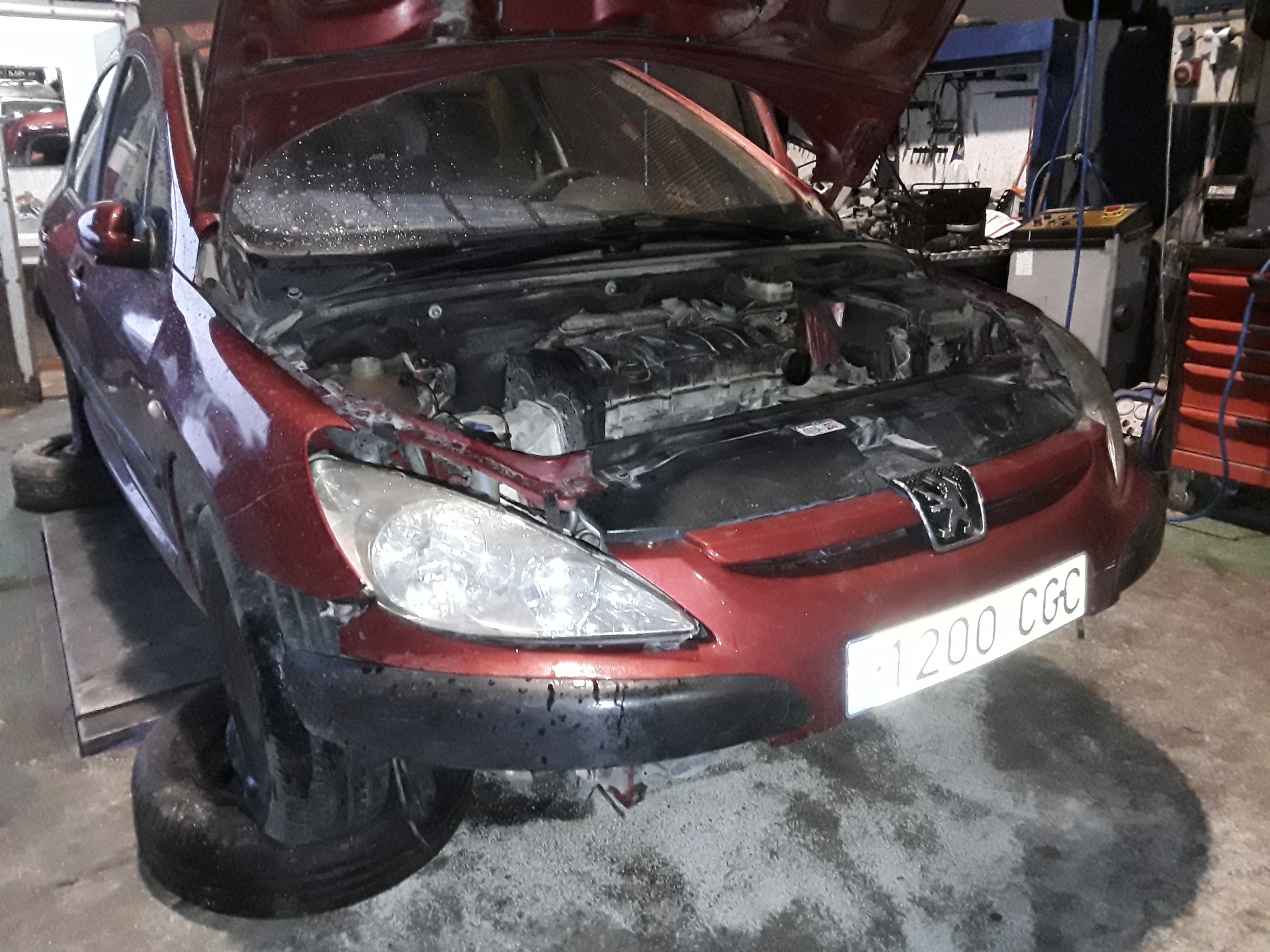 PEUGEOT 307 1 generation (2001-2008) Блок управления двигателем 9647480580 23788726